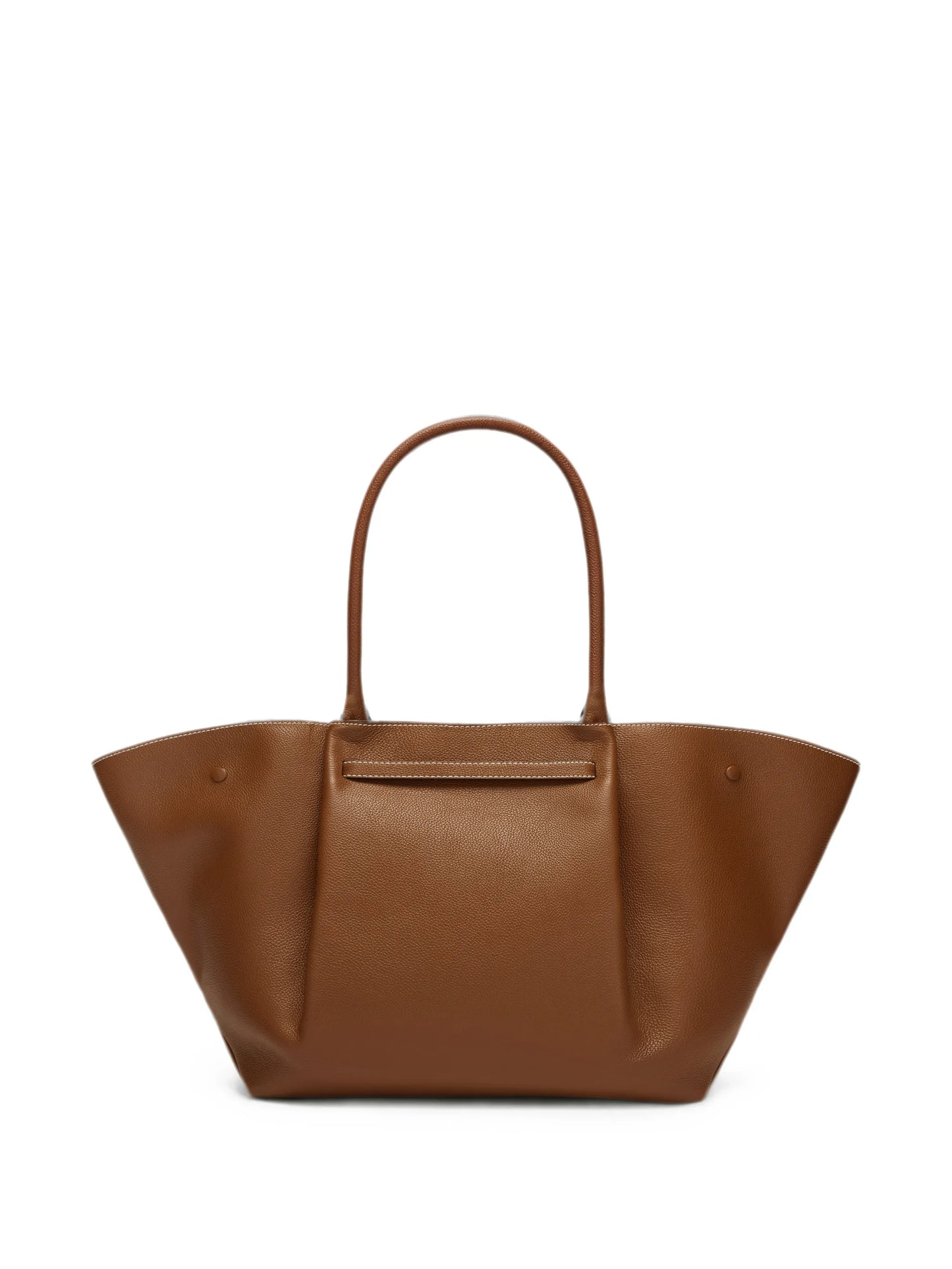 New York grain leather tote bag