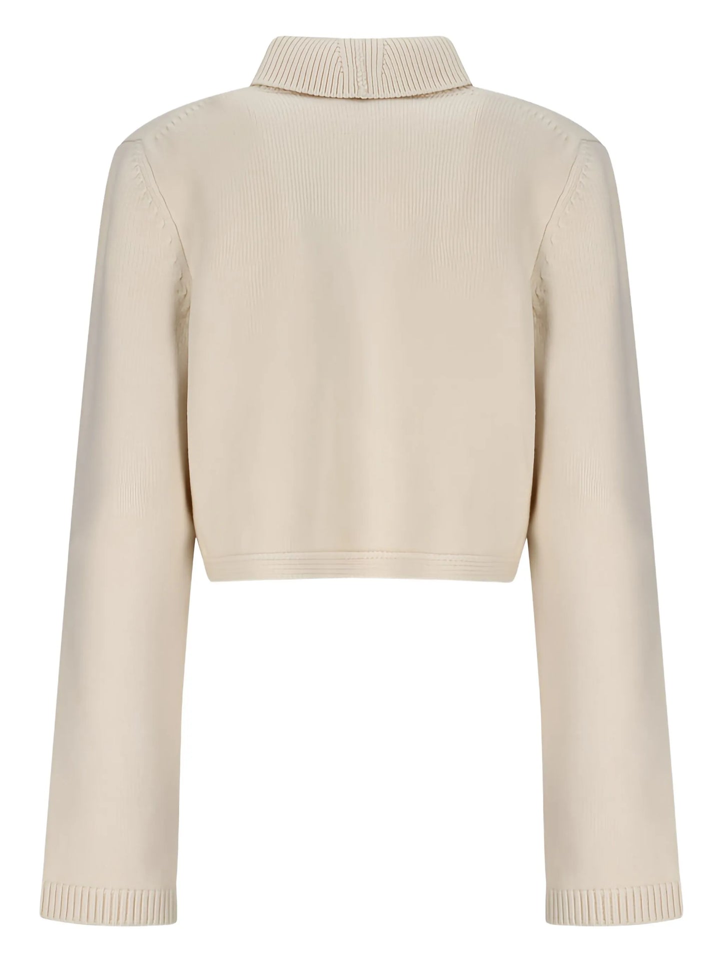 cut-out roll-neck sweater