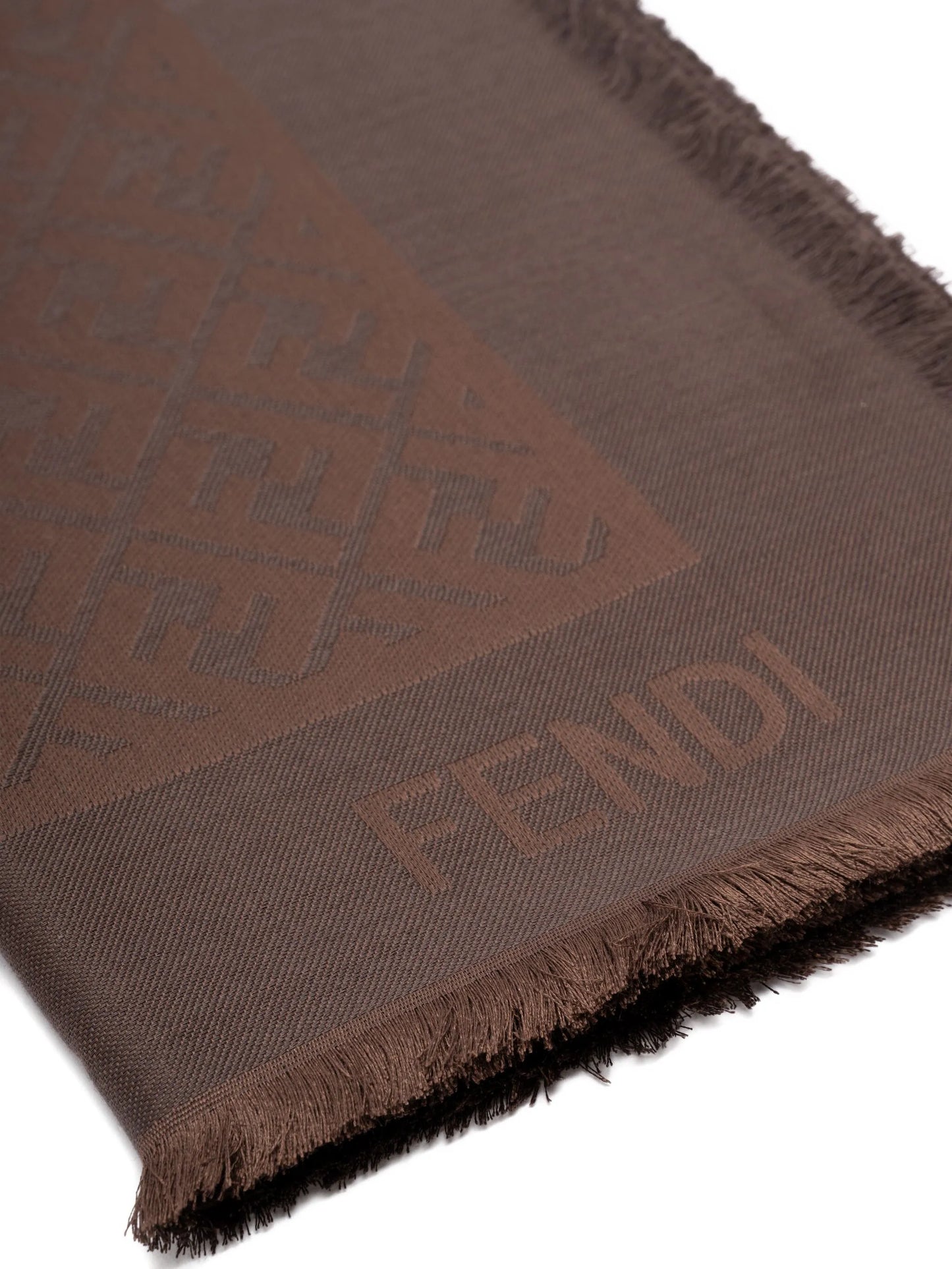 FF-monogram silk scarf