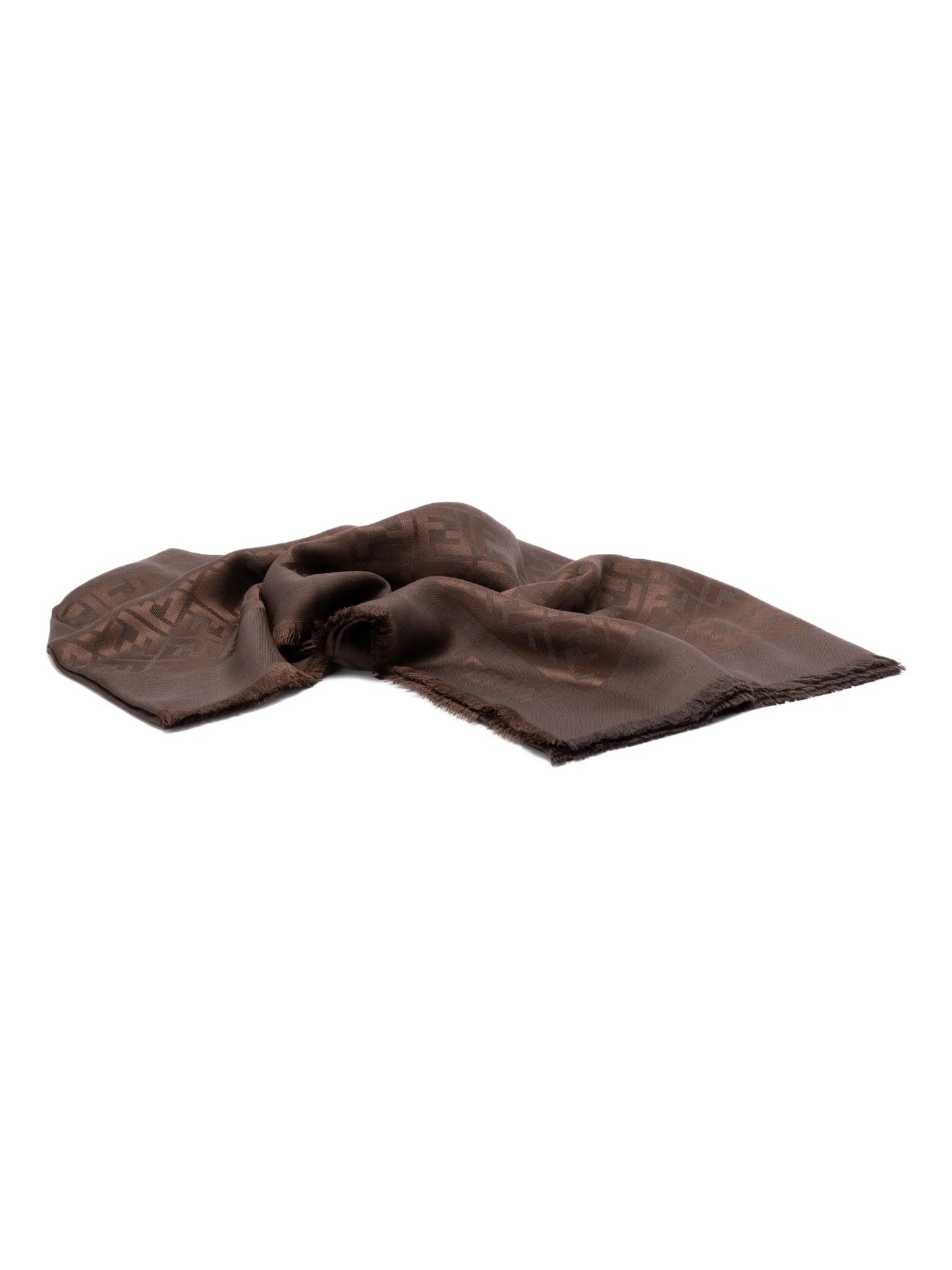 FF-monogram silk scarf