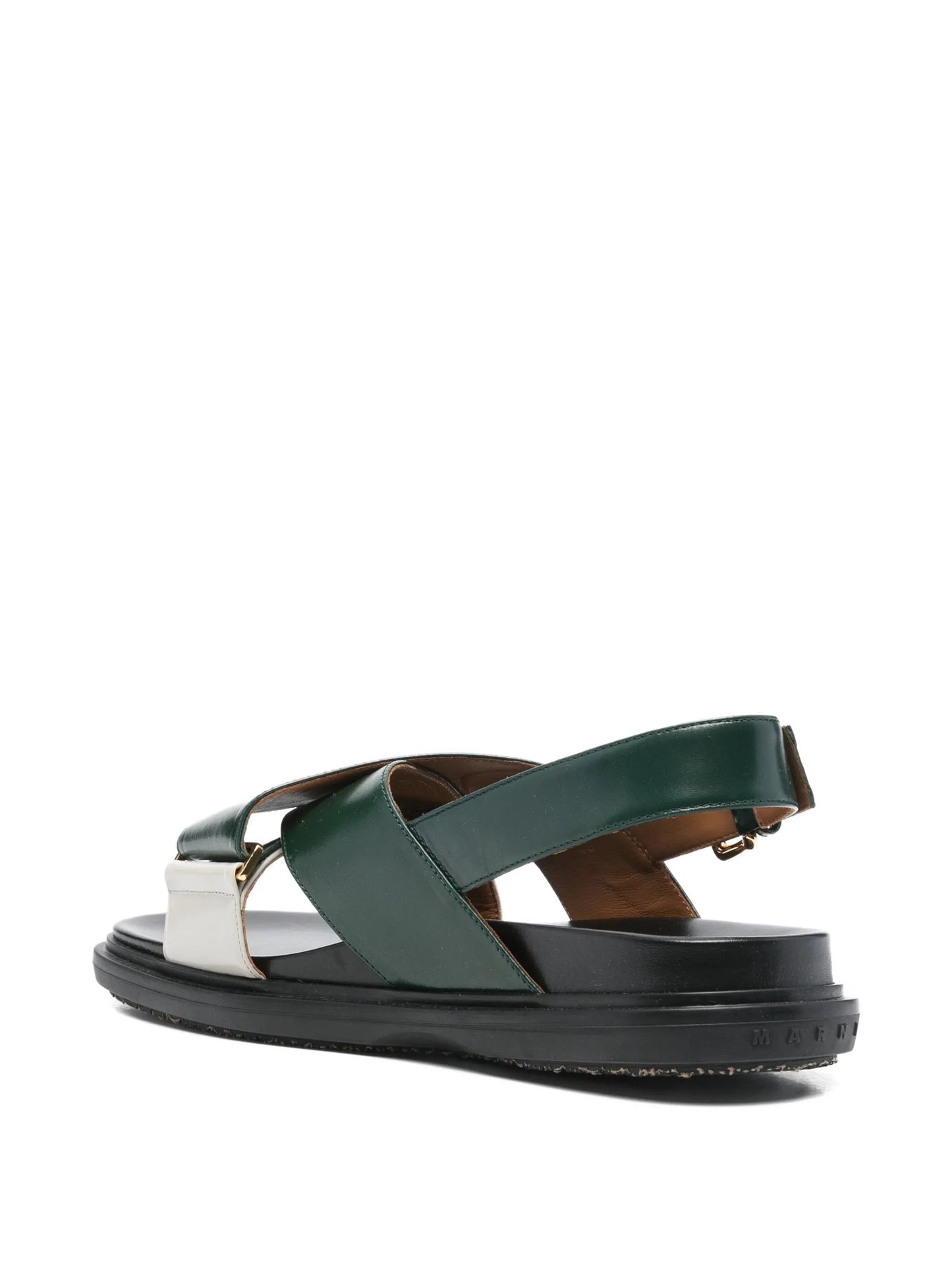 criss-cross buckle sandals
