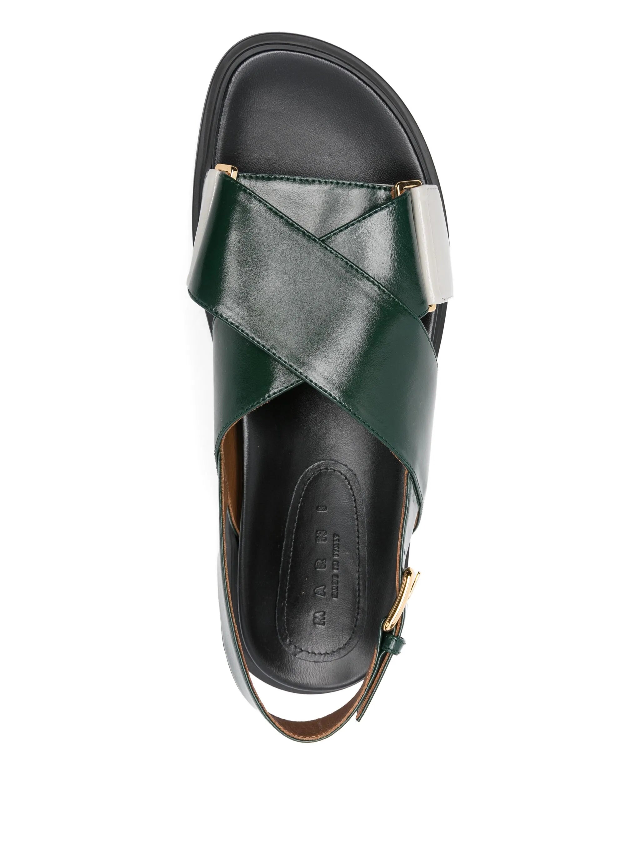 criss-cross buckle sandals