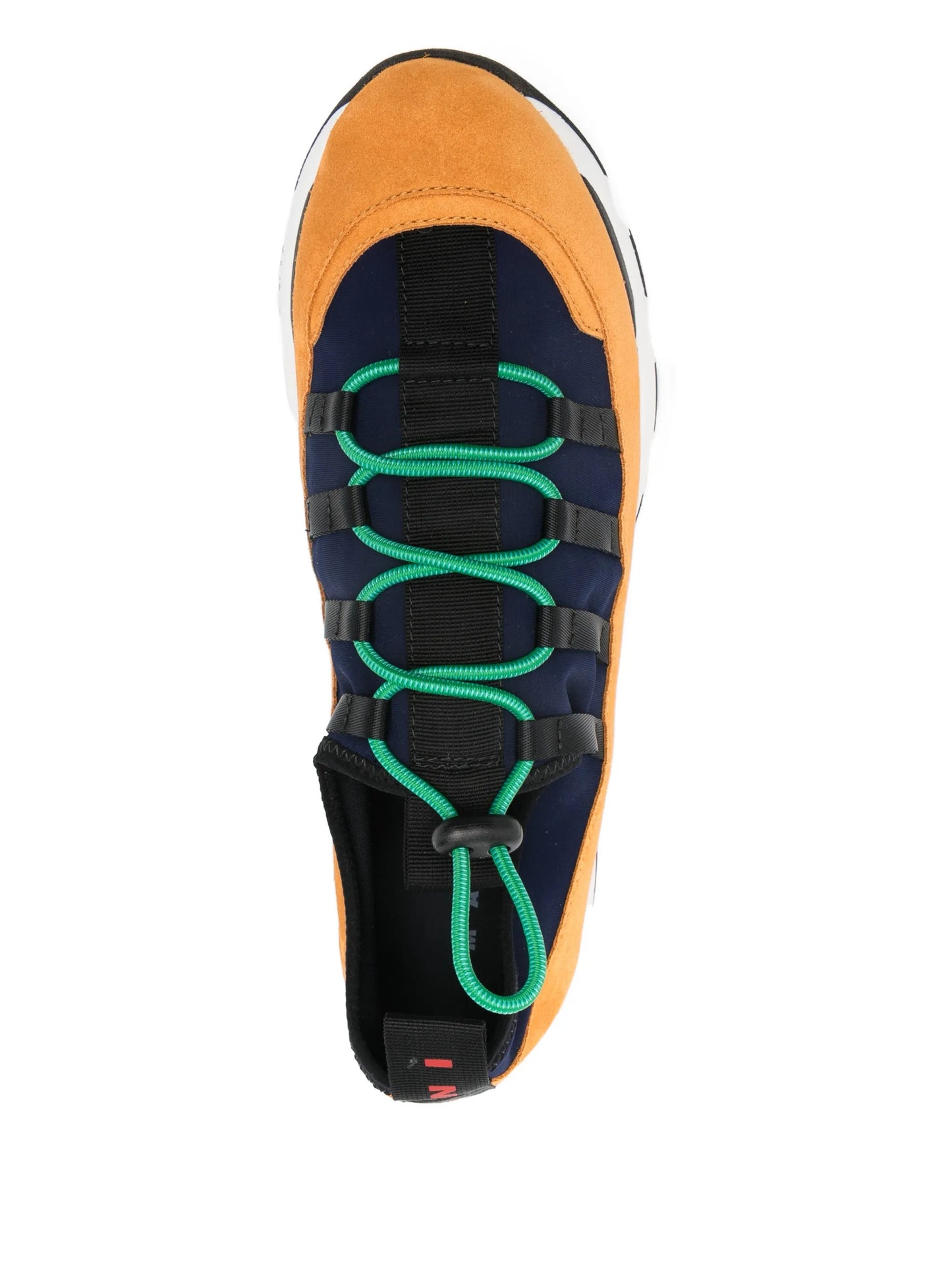 pumpkin drawstring trainers