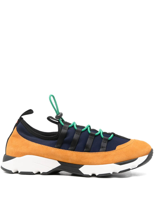 pumpkin drawstring trainers