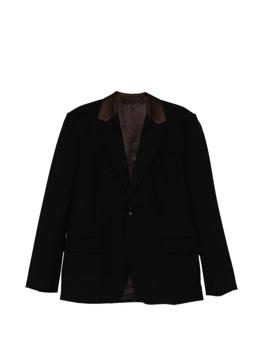 single-breasted blazer