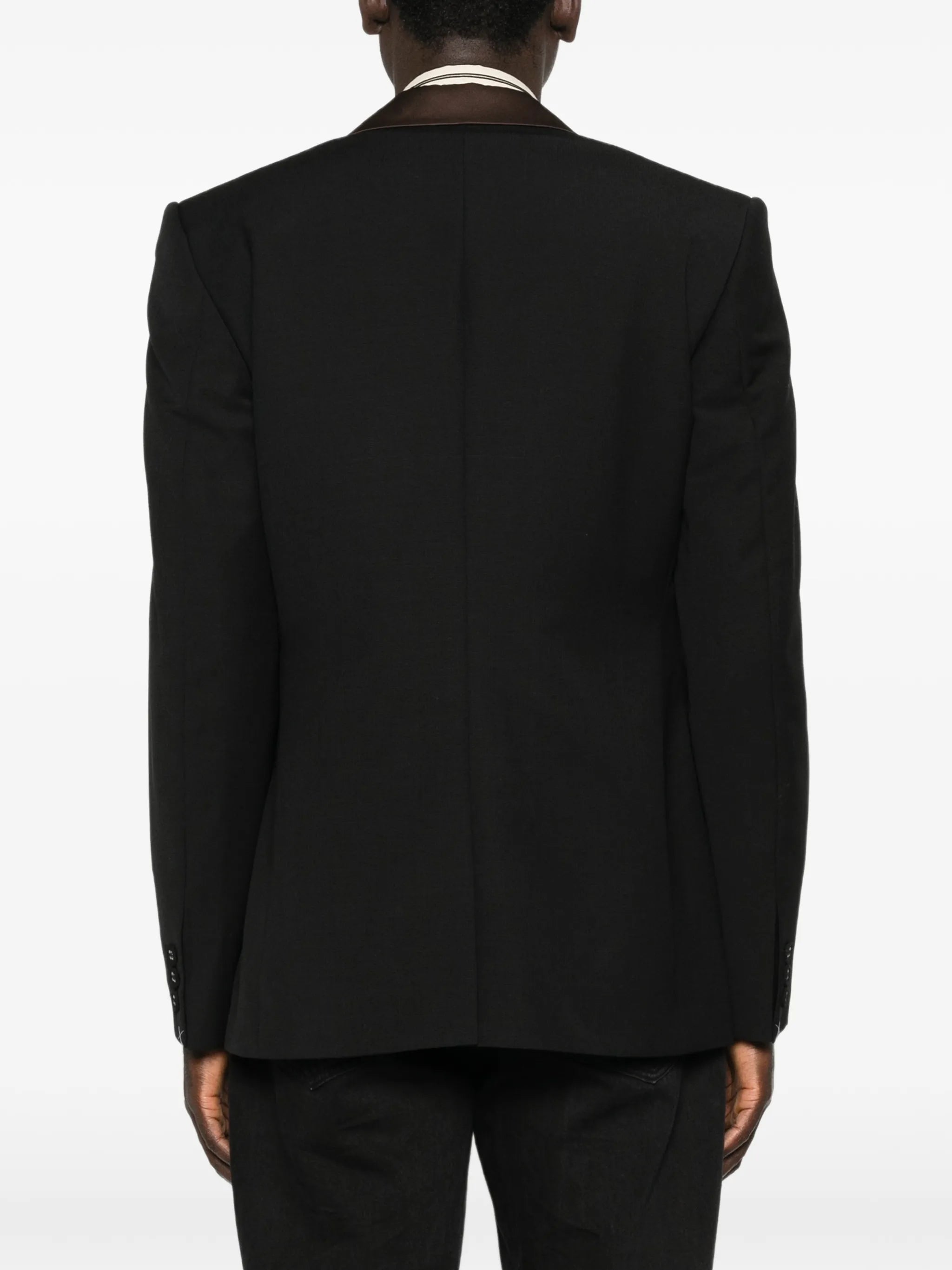 single-breasted blazer