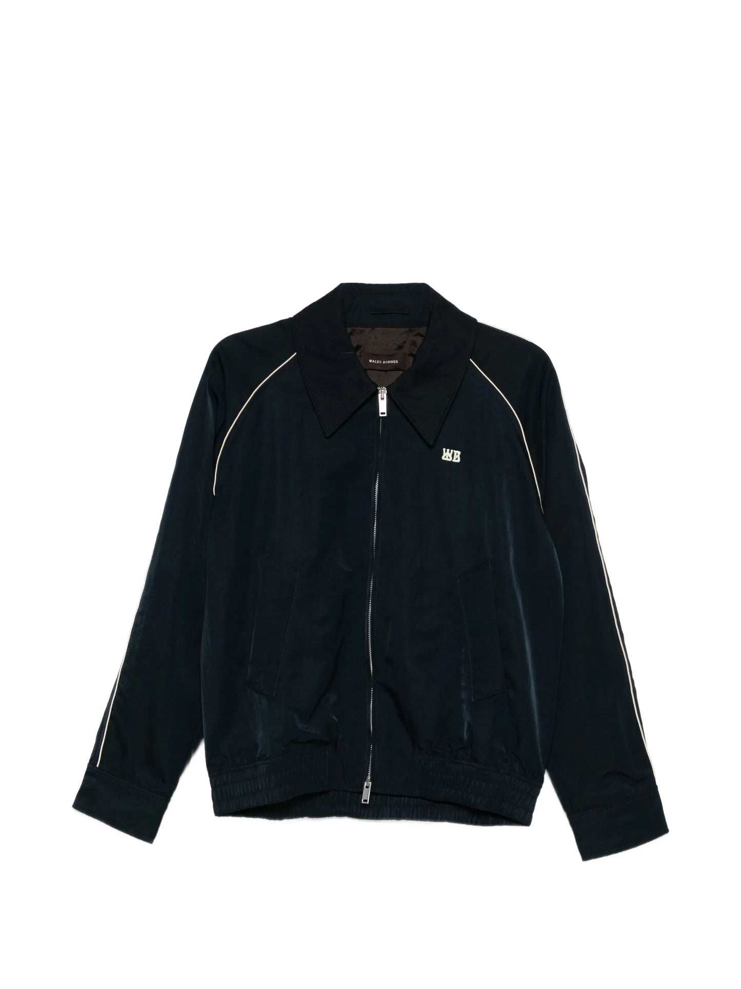 Taslan logo-detail jacket