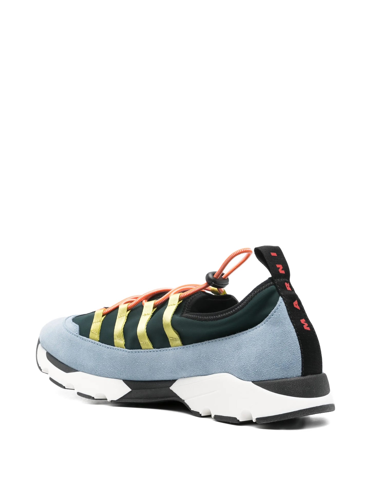 striped lace-up sneakers