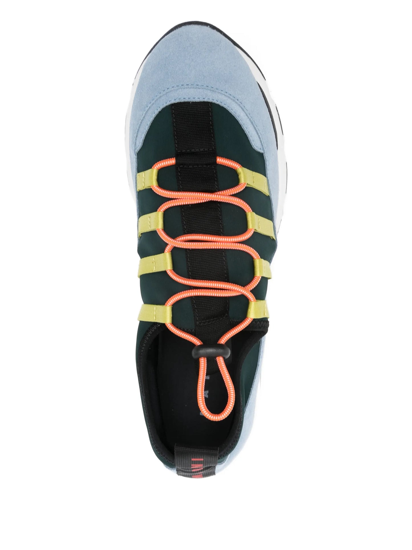 striped lace-up sneakers