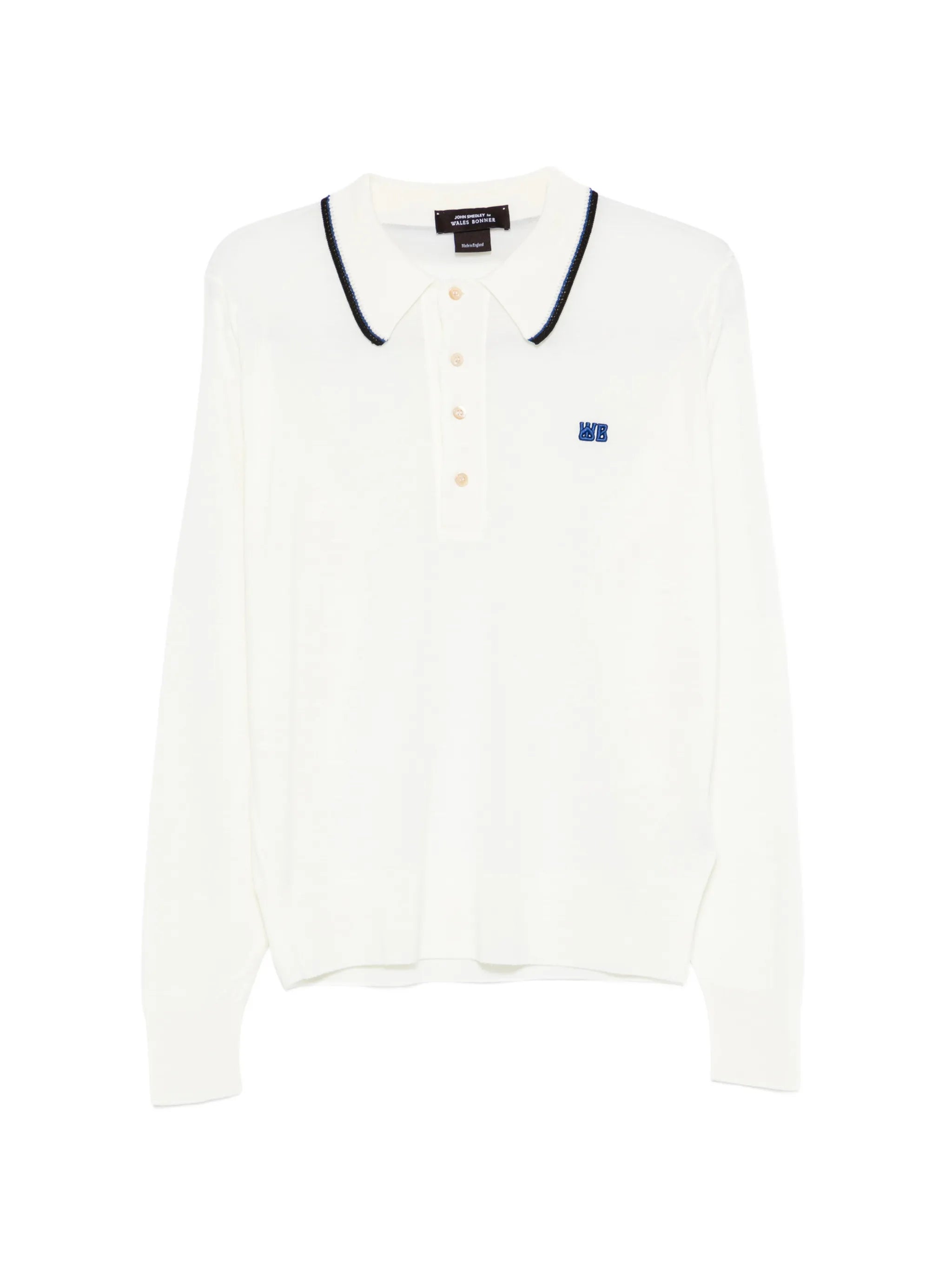 x John Smedley logo-embroidery polo shirt