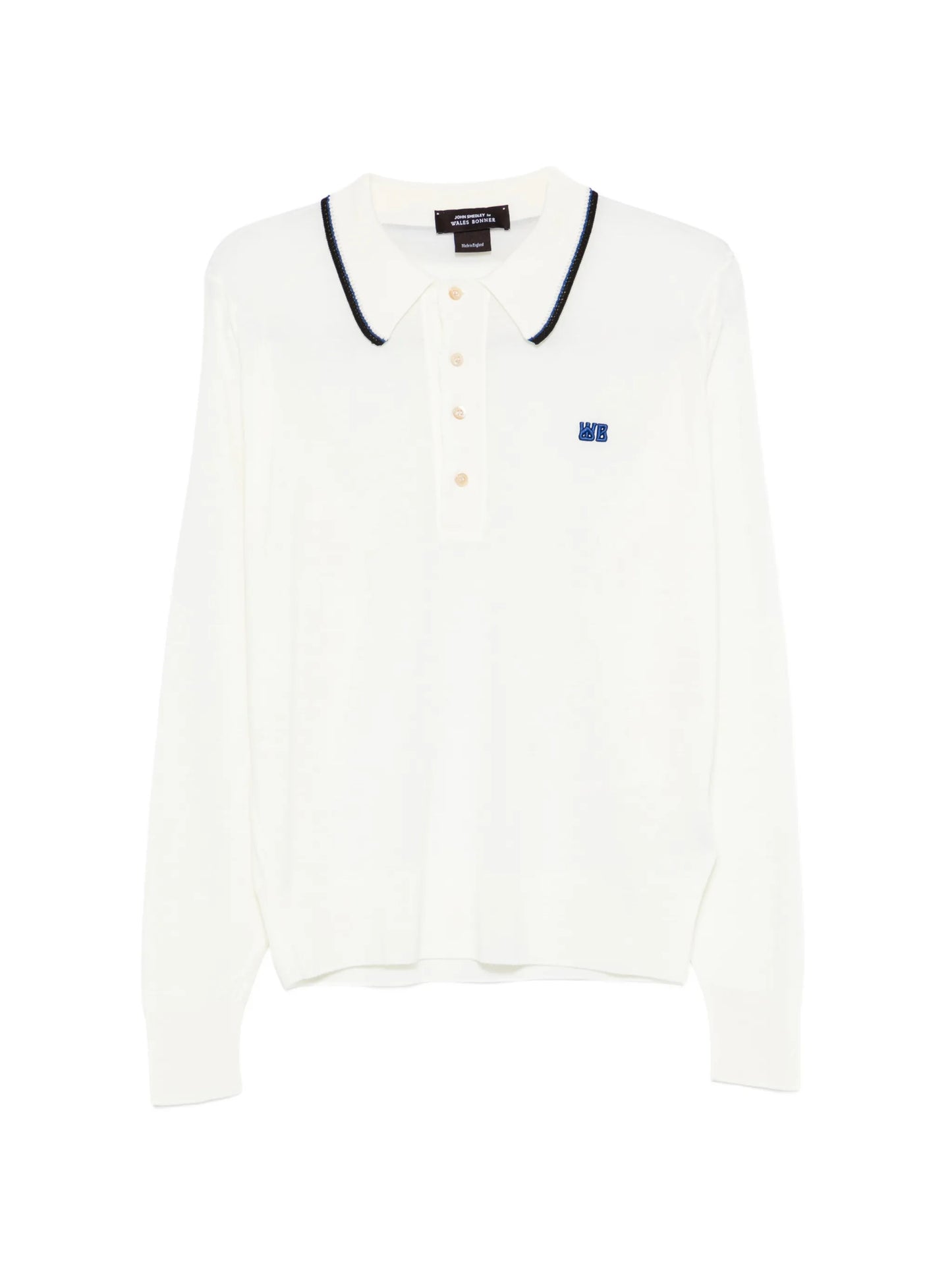 x John Smedley logo-embroidery polo shirt