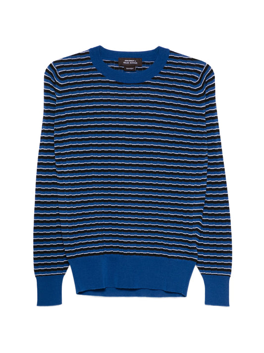 x John Smedley striped T-shirt