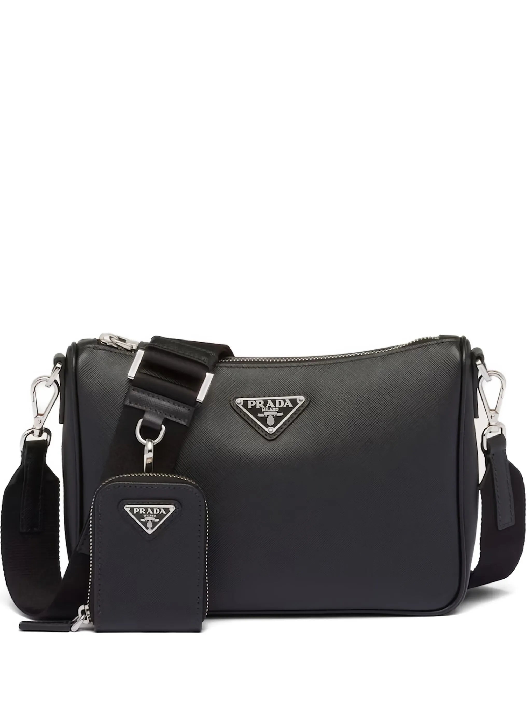 saffiano leather shoulder bag