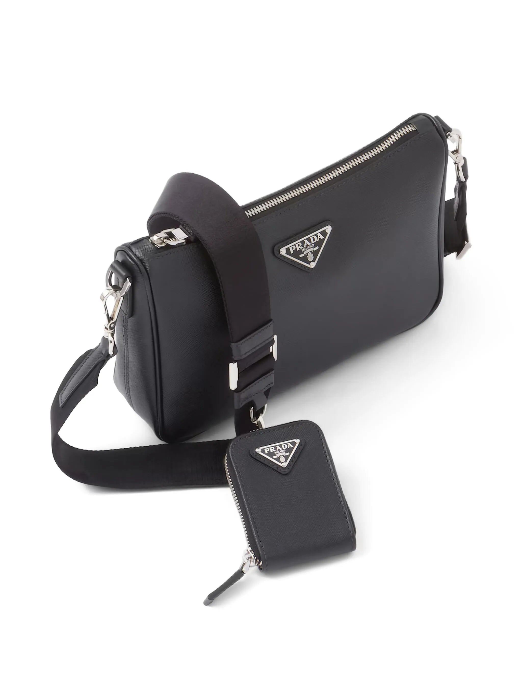 saffiano leather shoulder bag