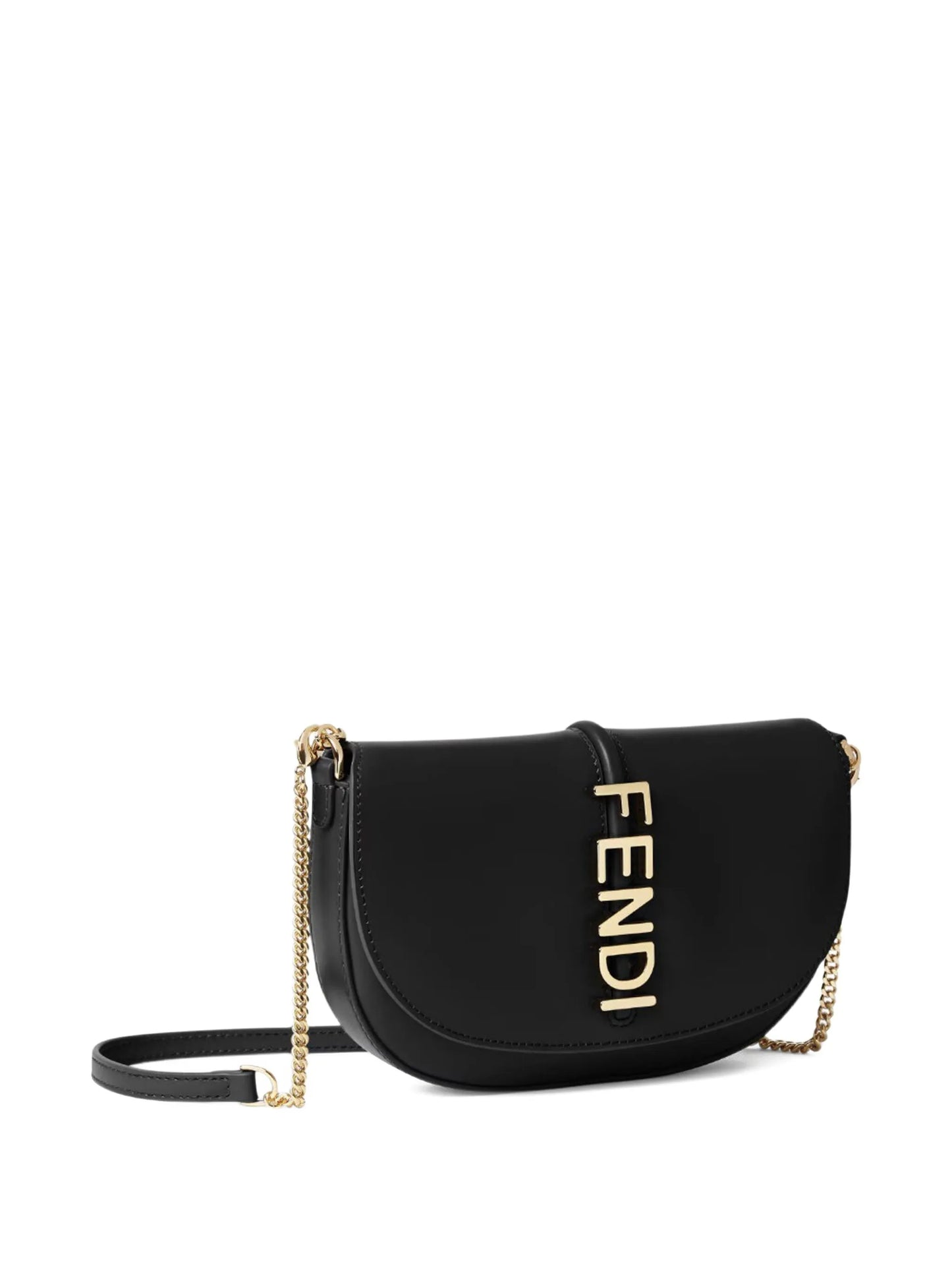 Fendigraphy chain shoulder bag