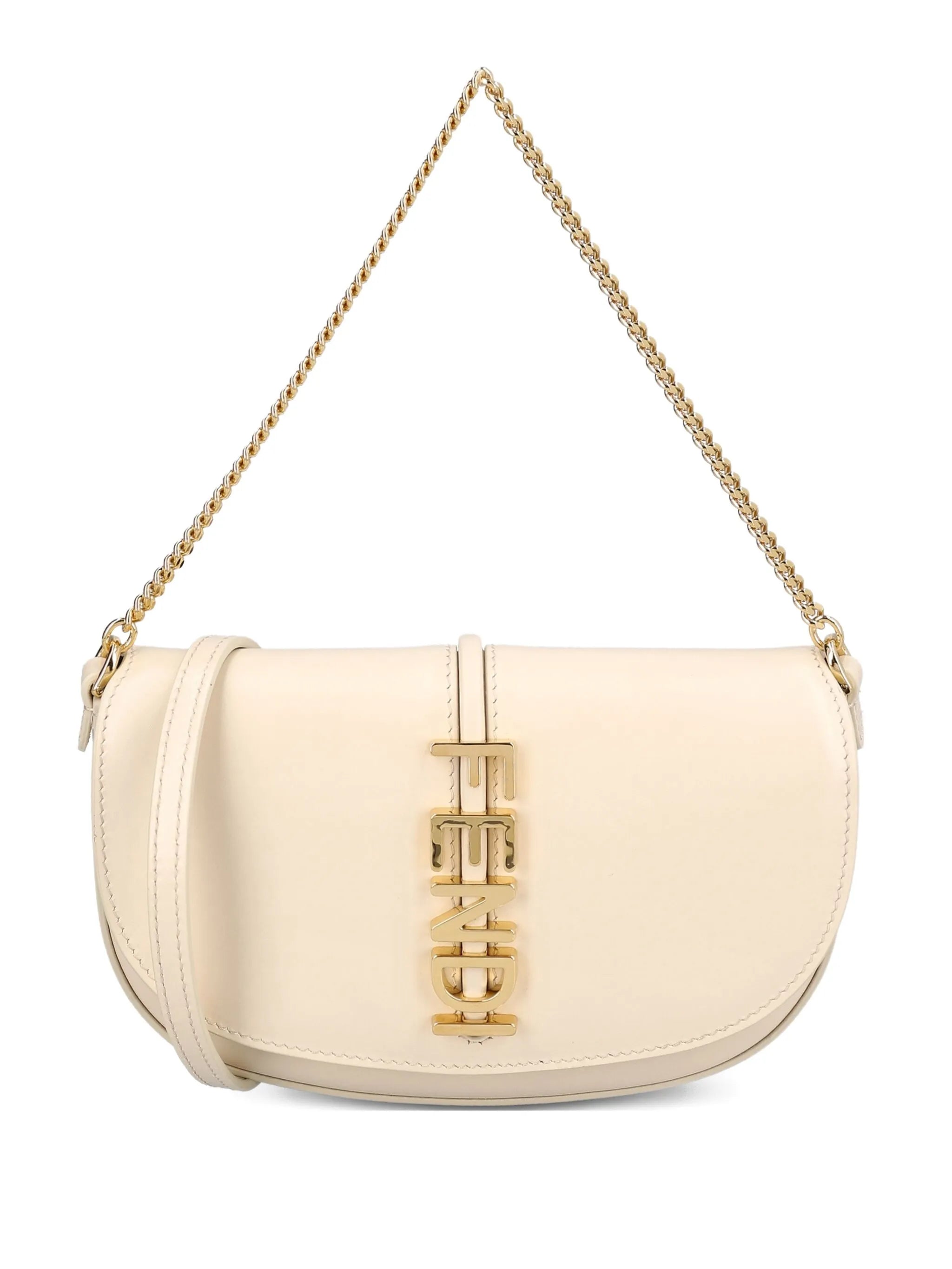 Fendigraphy chain shoulder bag