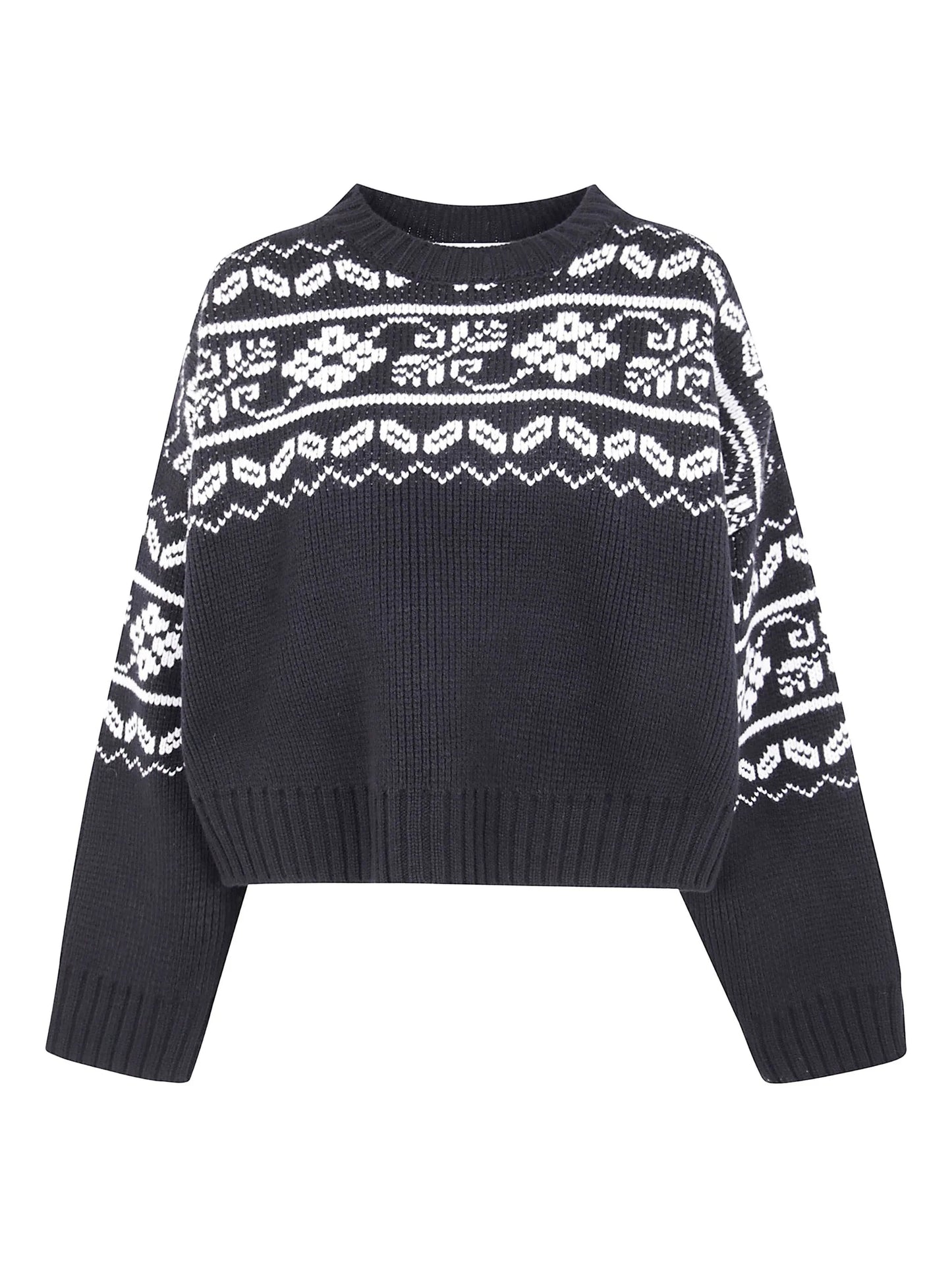 fair-isle sweater