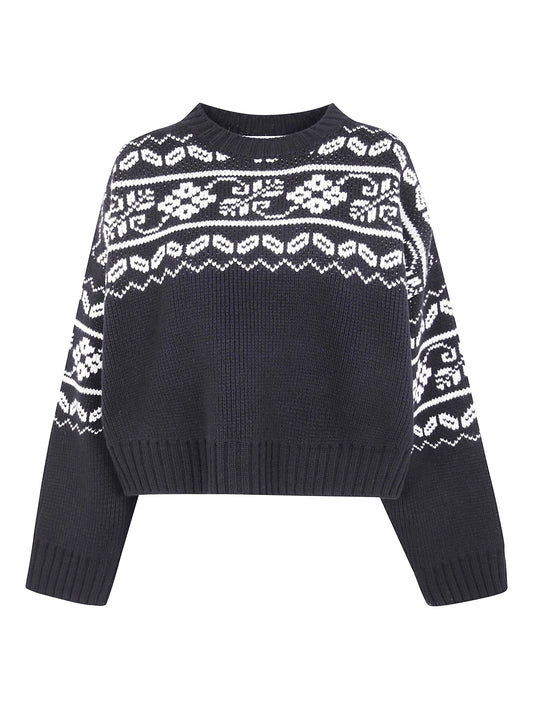 fair-isle sweater