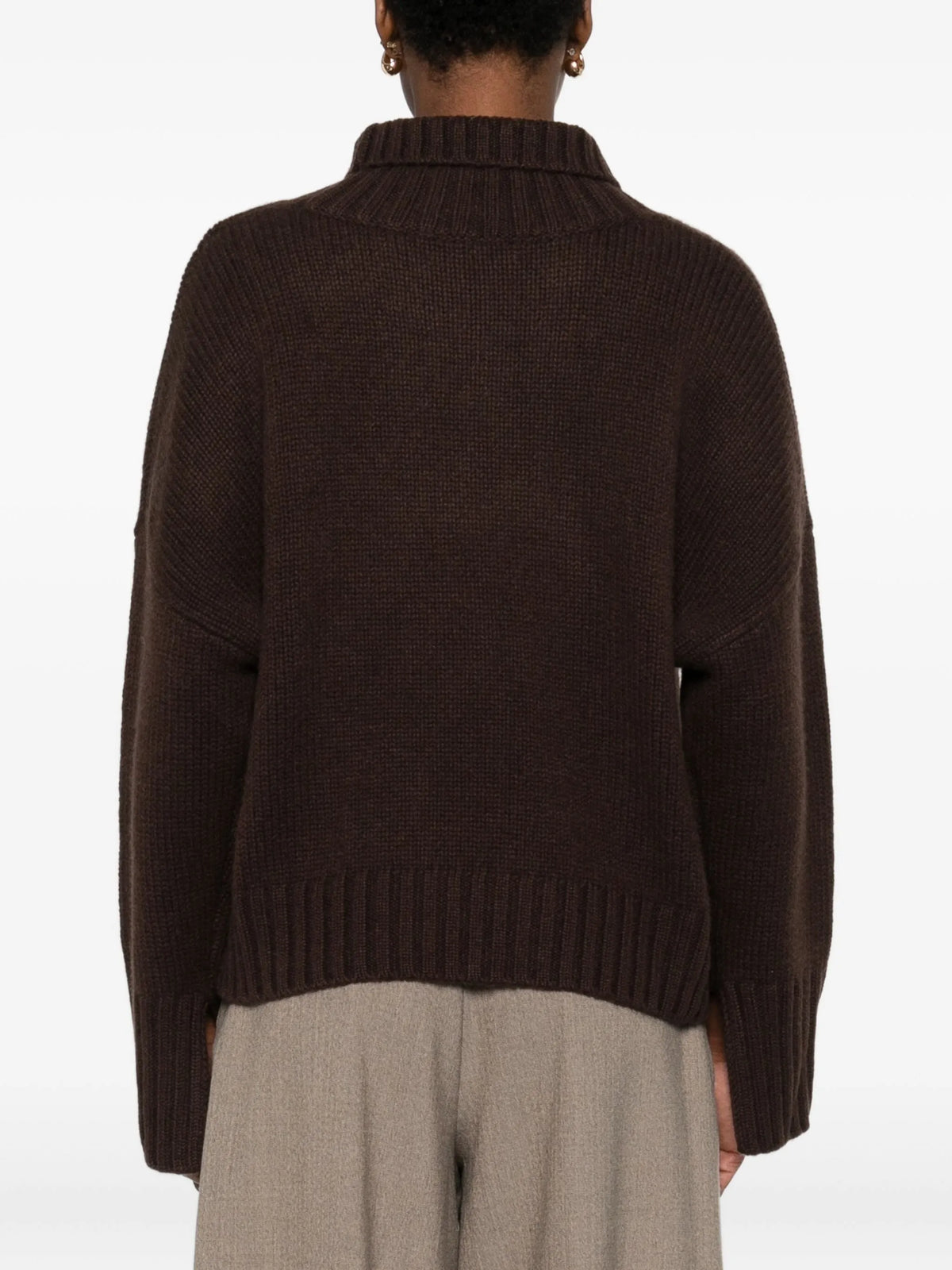 Girlfriend turtleneck cashmere jumper