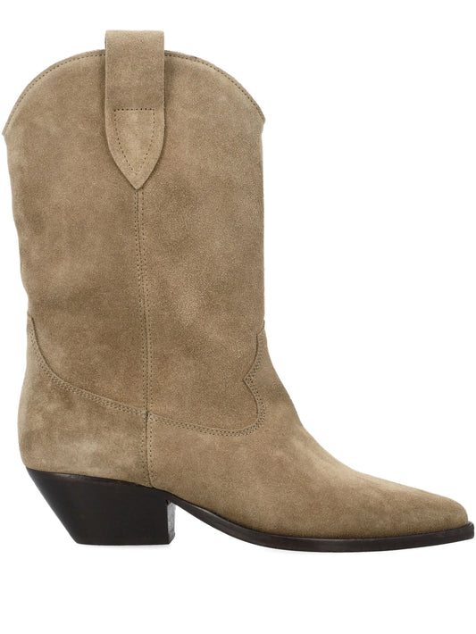Duerto suede calfskin leather cowboy boots
