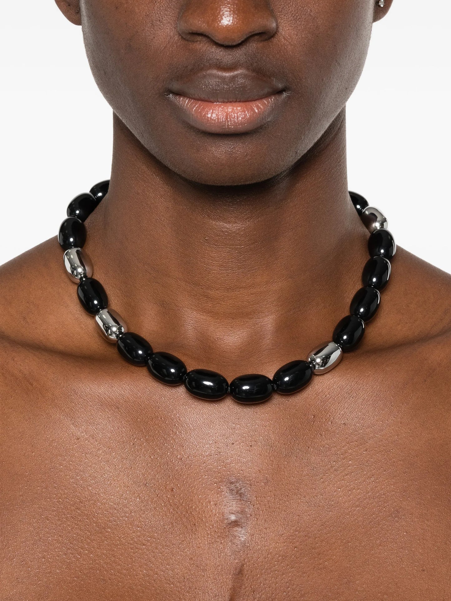 Clementine beaded necklace