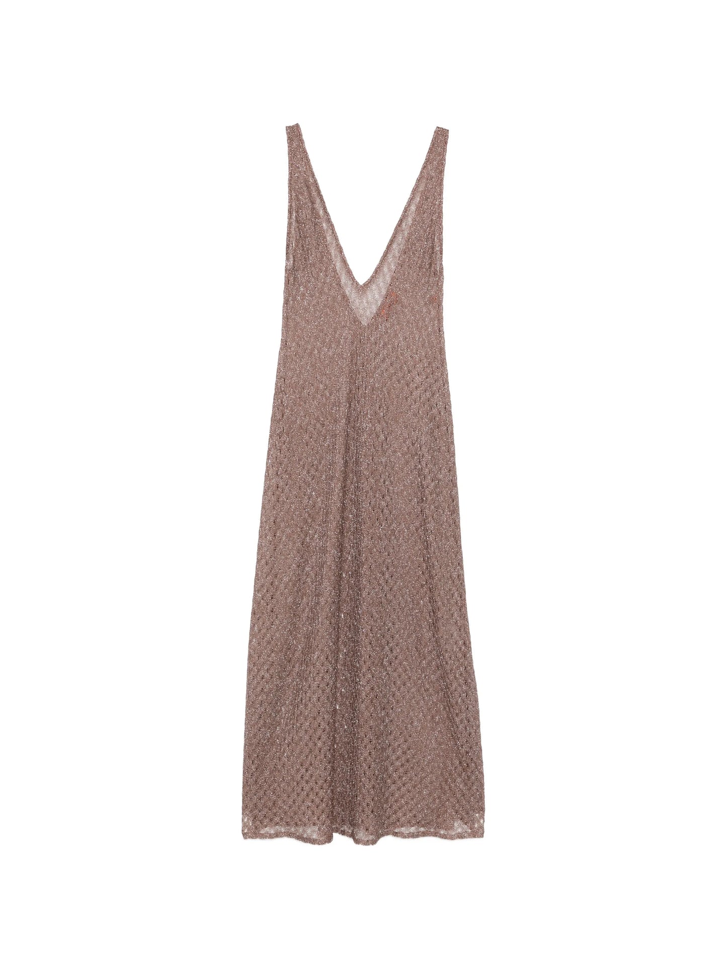 A-line V-neck maxi dress