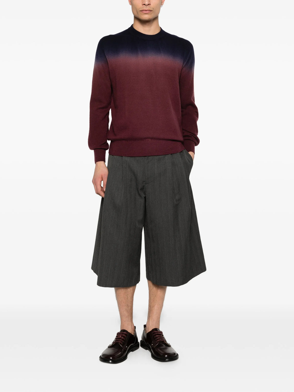 lightweight wool crew-neck sweater