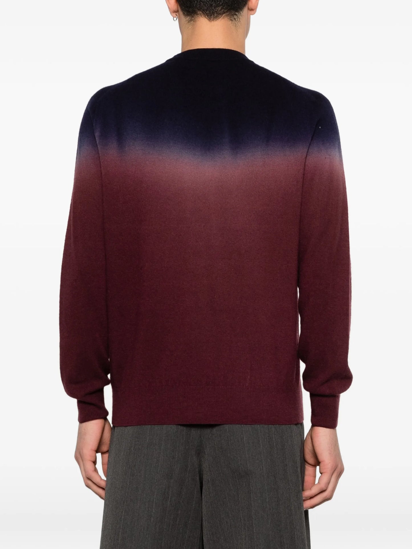 ombré long-sleeve sweater