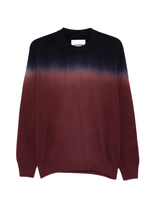 ombré long-sleeve sweater