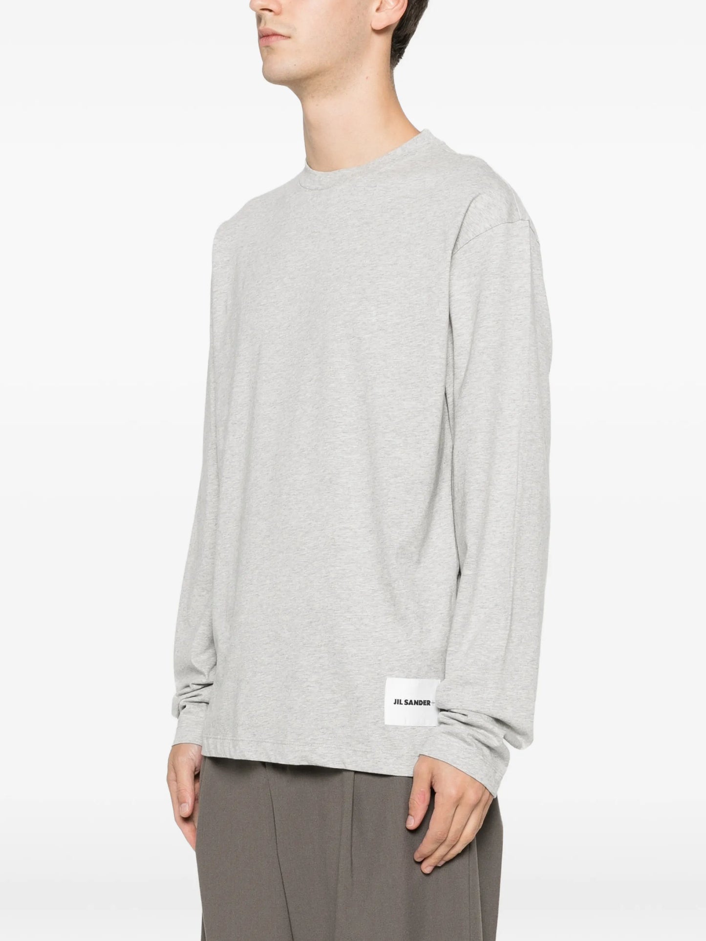 long-sleeve crew-neck T-shirt pack (pack of three)