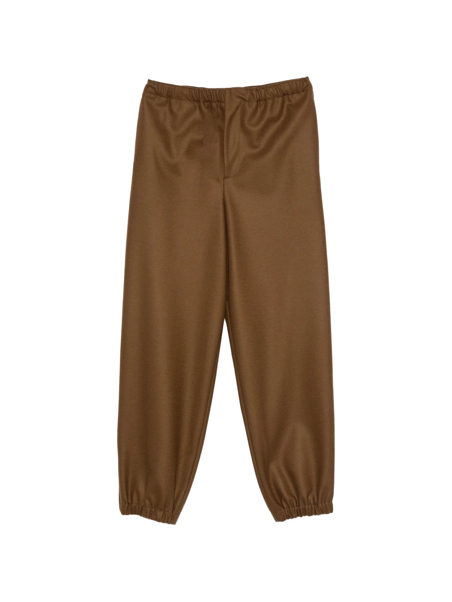 elasticated wool trousers