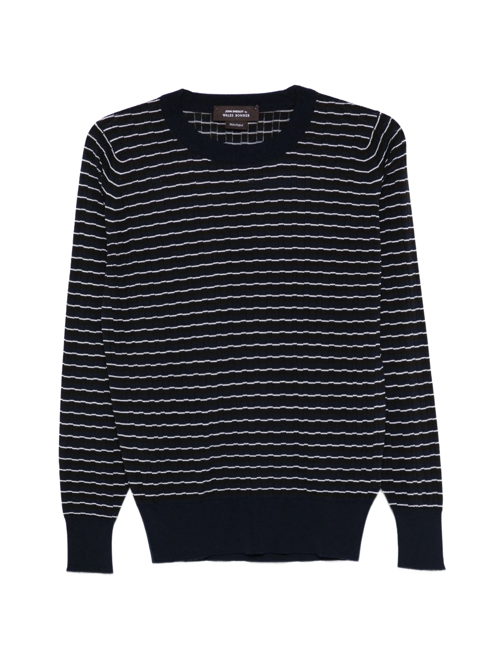 x John Smedley striped T-shirt