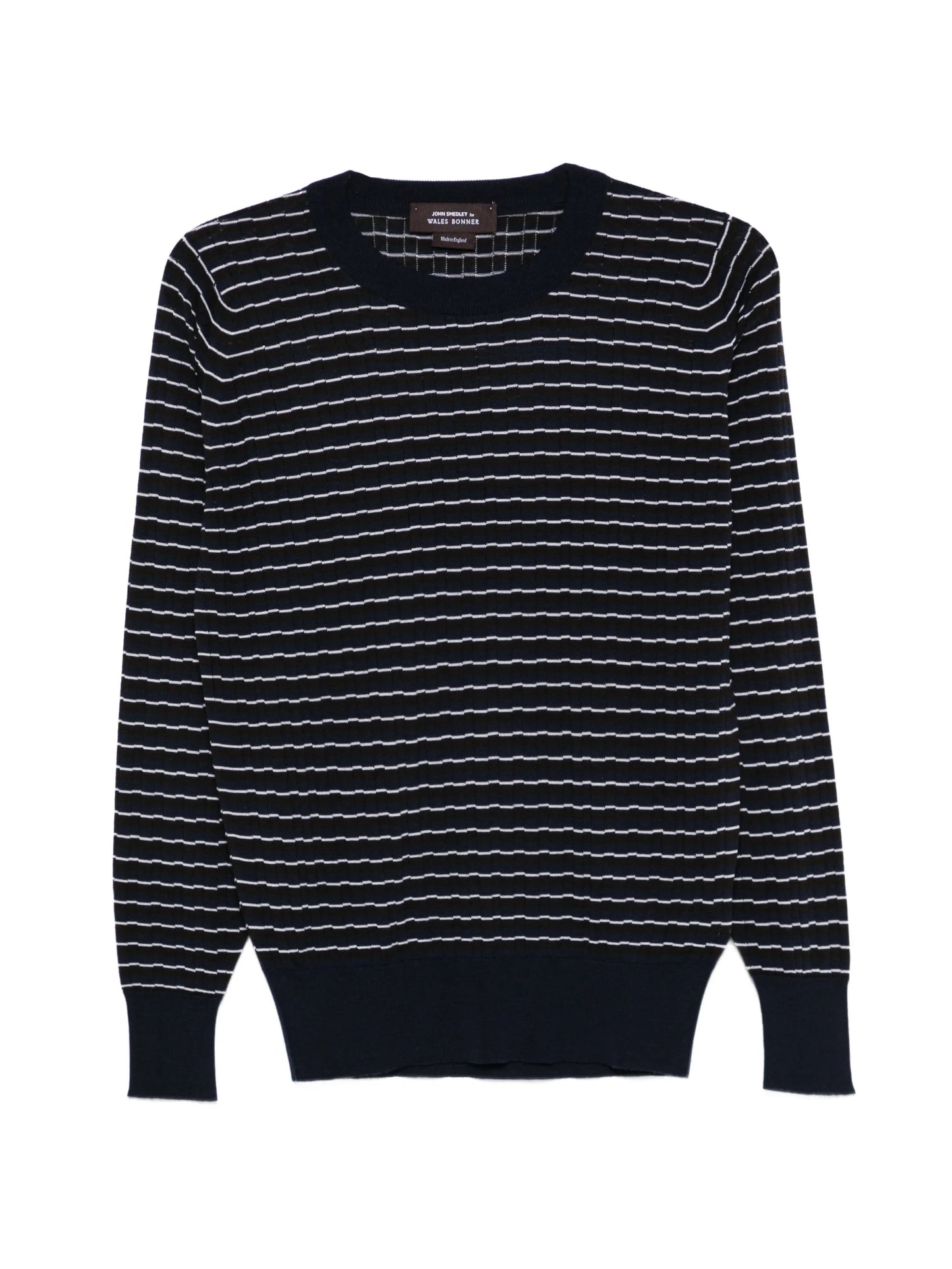 x John Smedley striped T-shirt