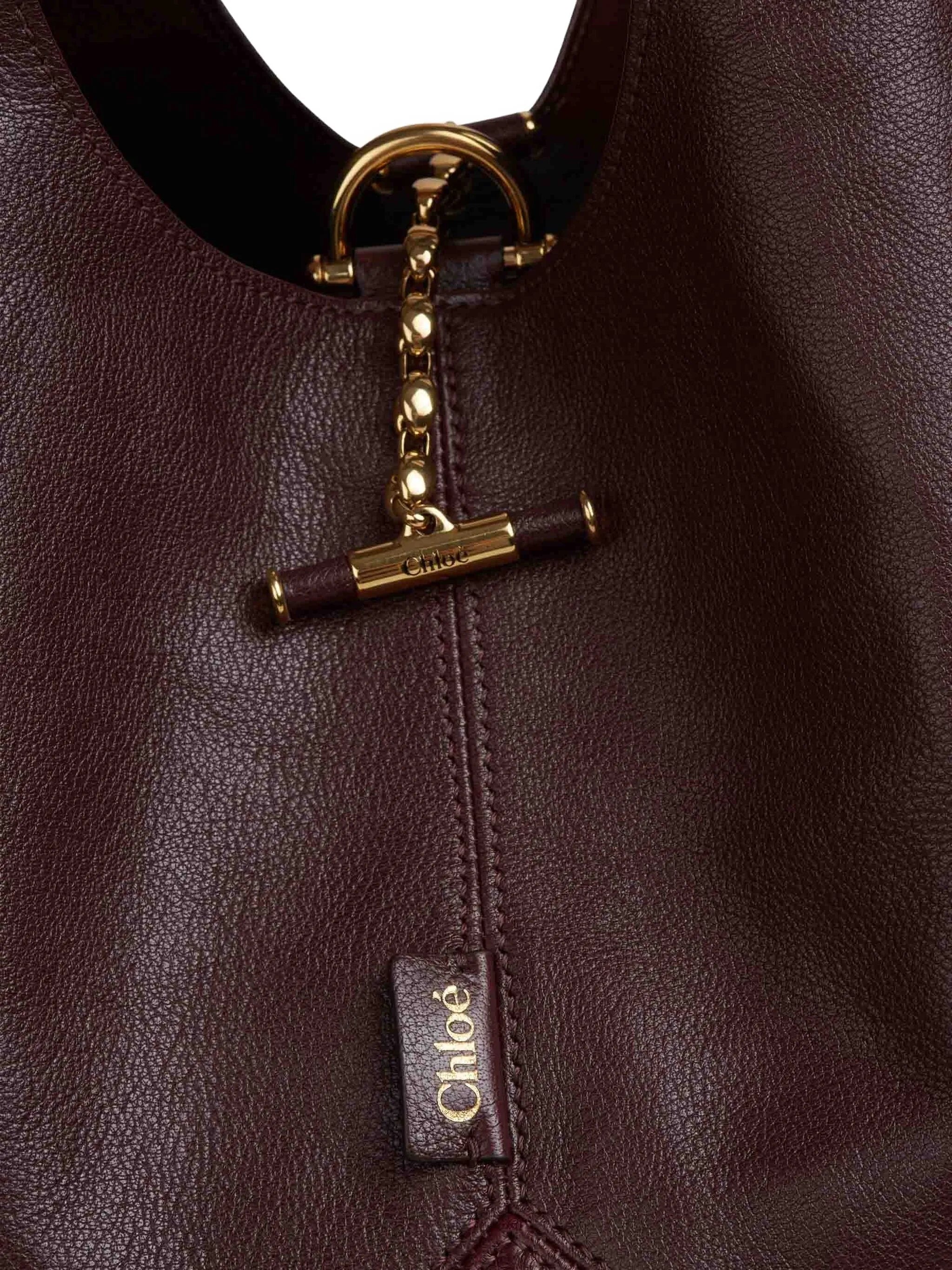 ballon leather tote bag