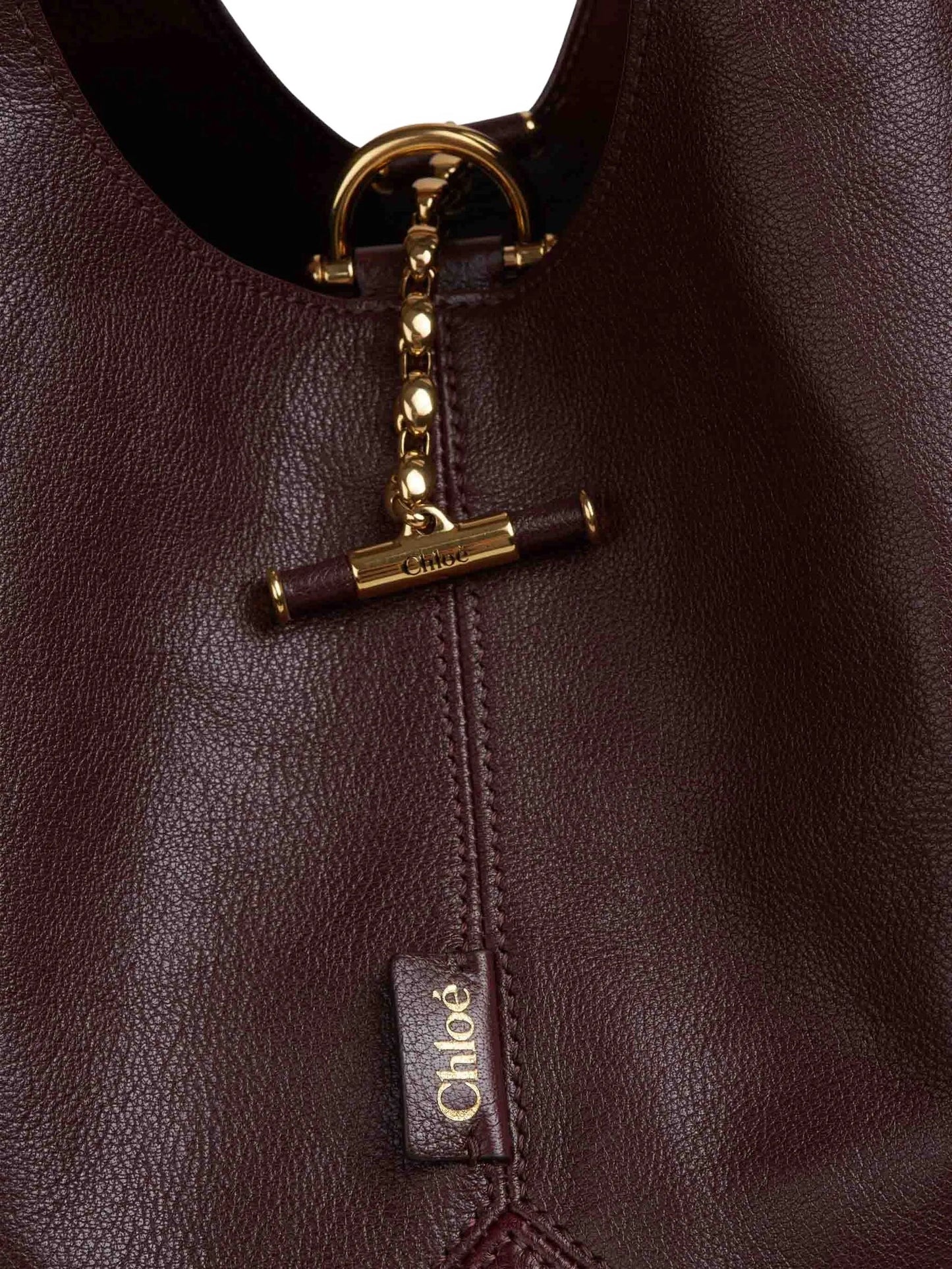 ballon leather tote bag