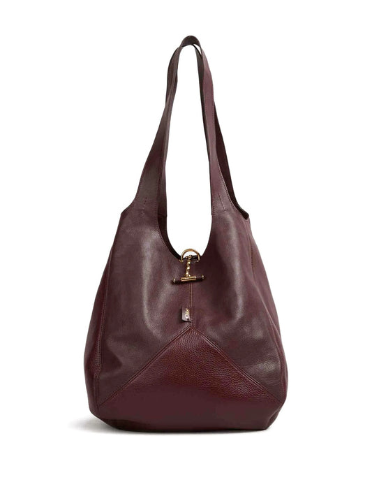 ballon leather tote bag