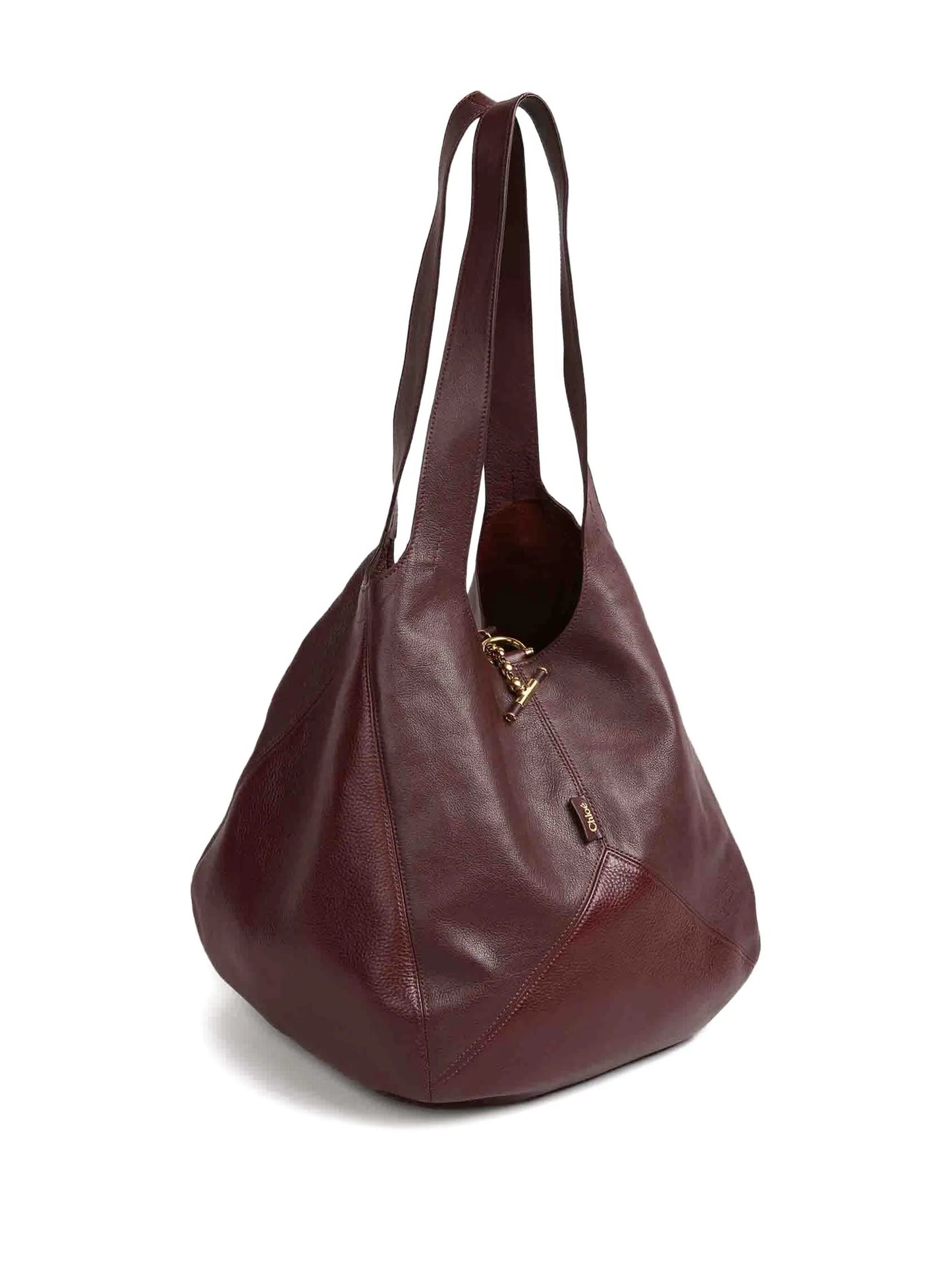 ballon leather tote bag