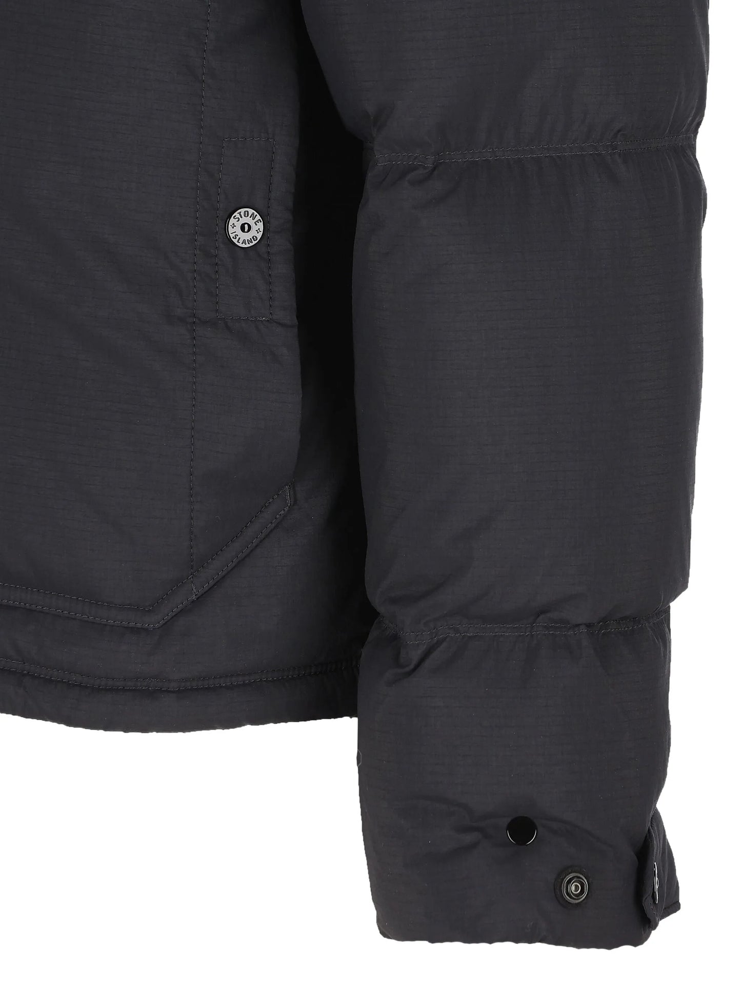hooded quilted puffer jacket