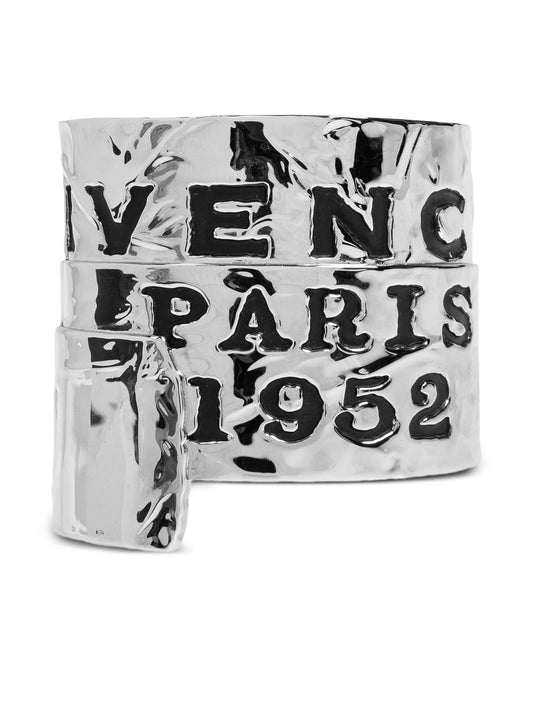 tape cuff in metal and enamel