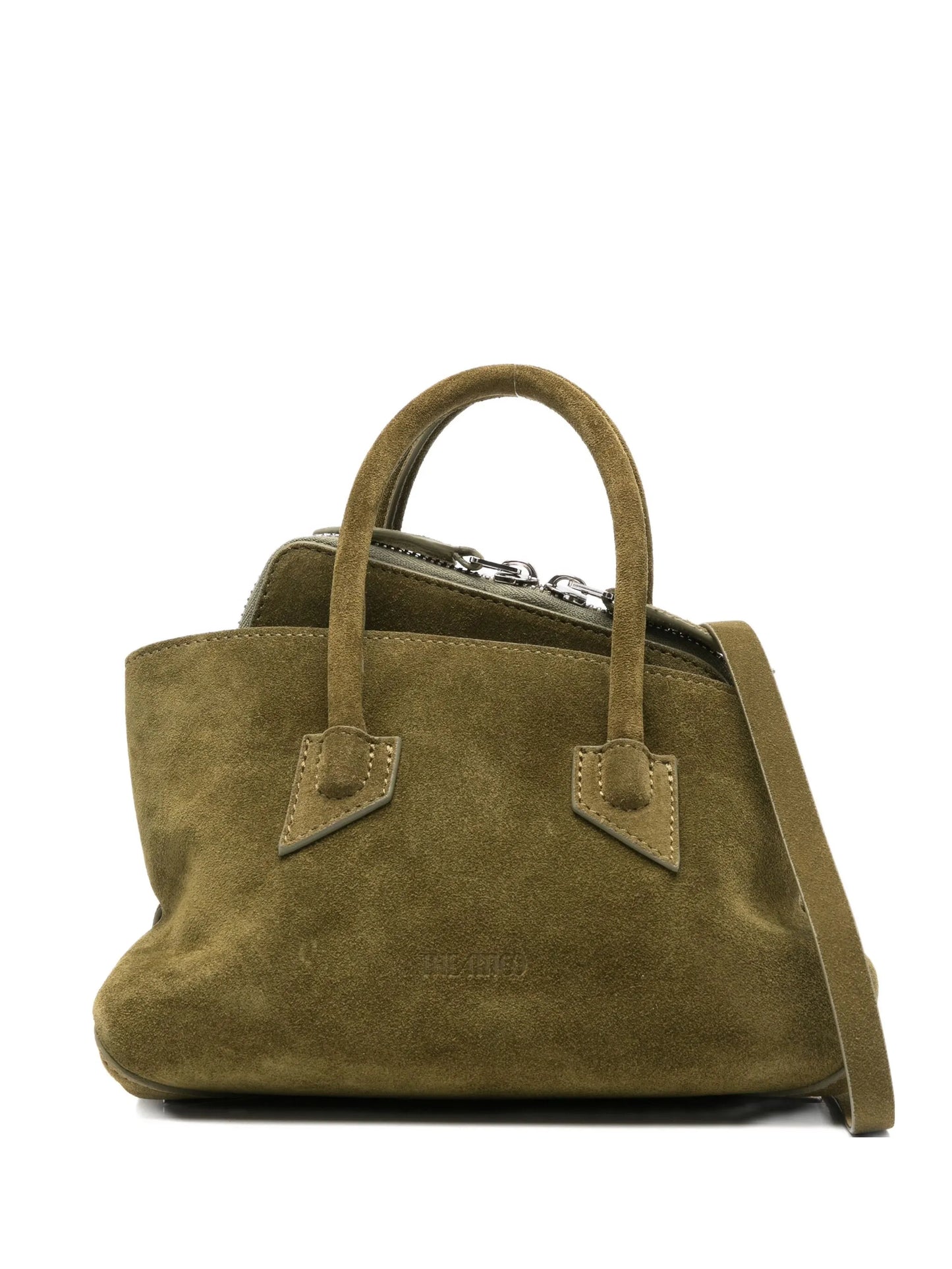 suede tote bag
