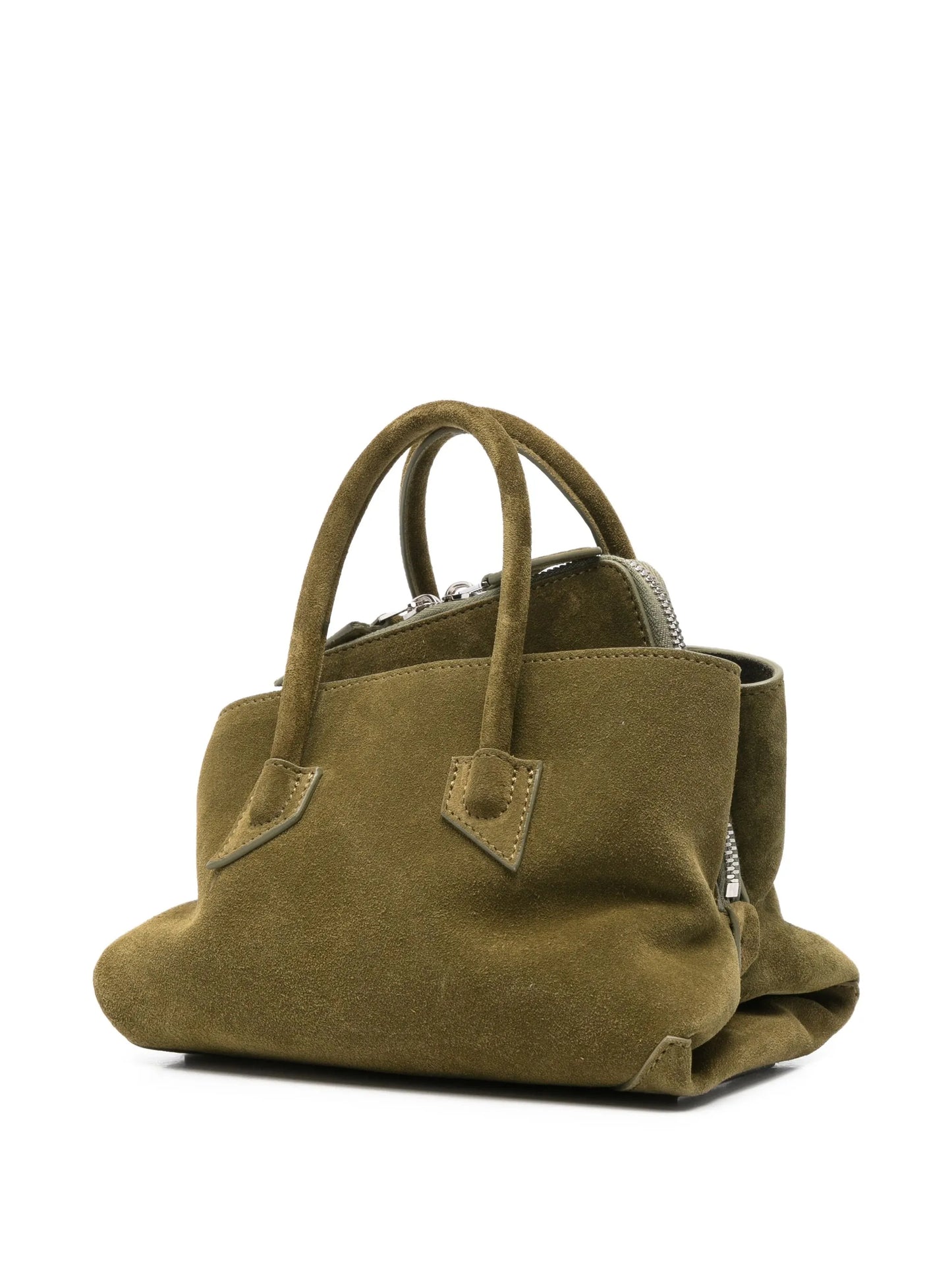 suede tote bag