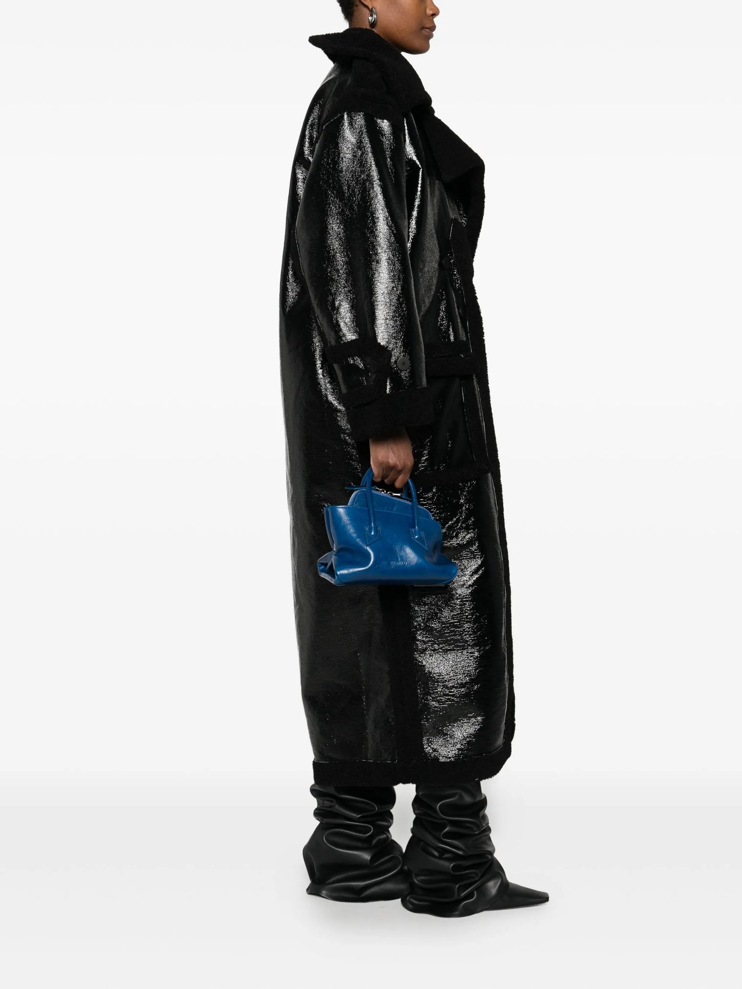 mini La Passeggiata leather tote bag