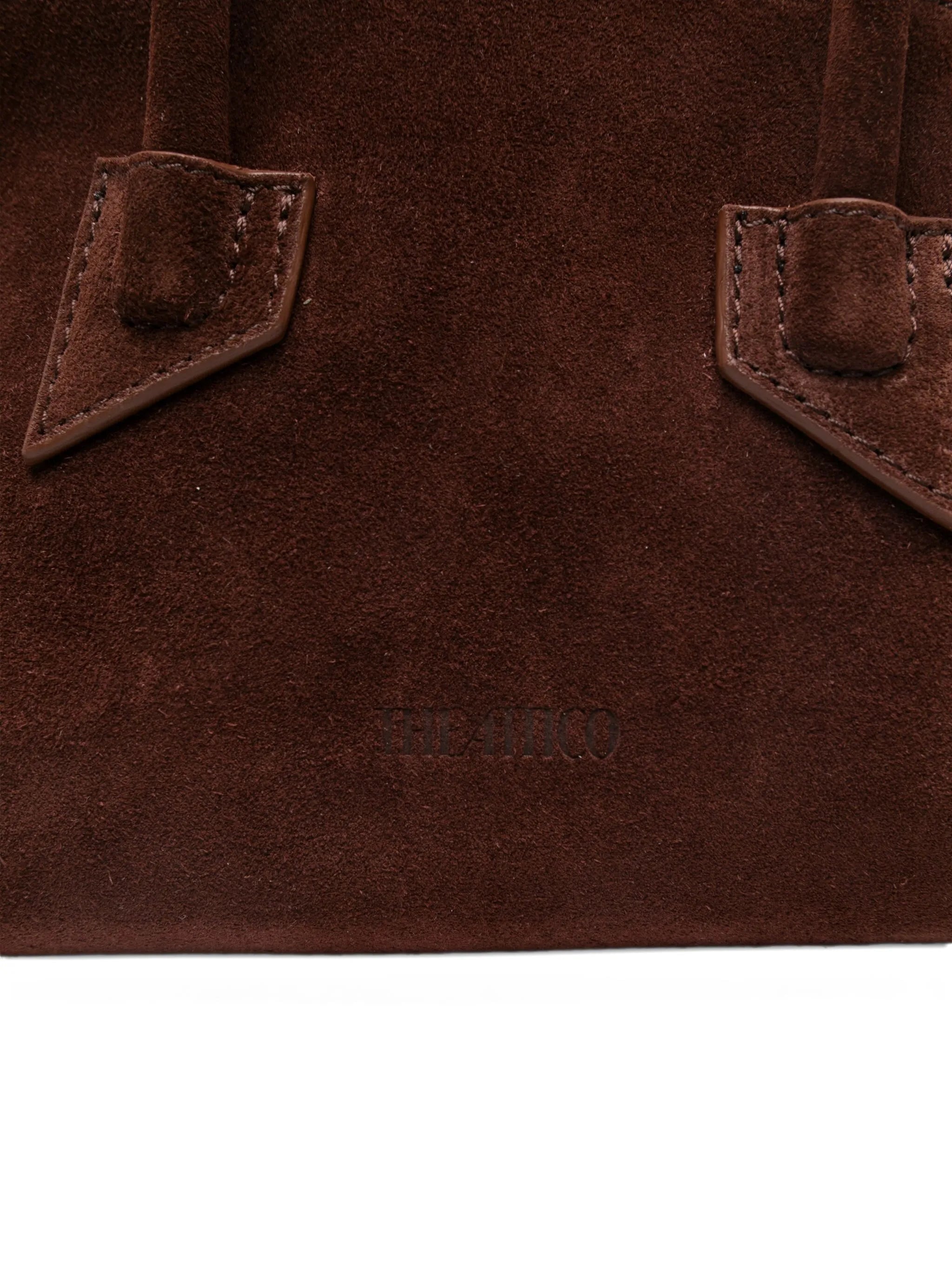 suede tote bag