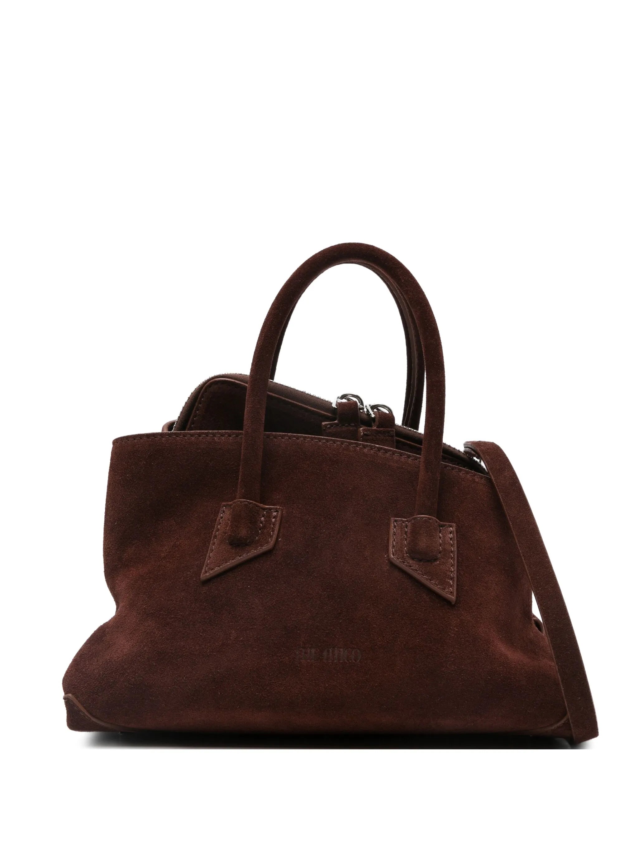 suede tote bag