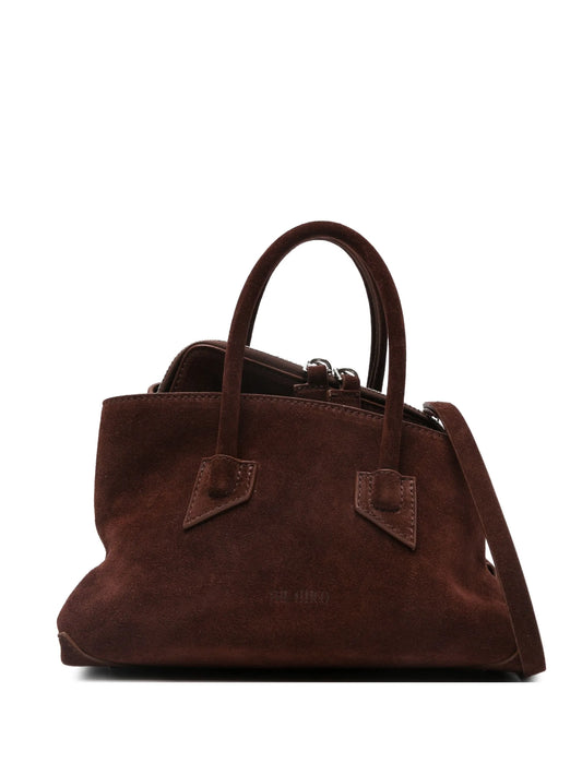 suede tote bag