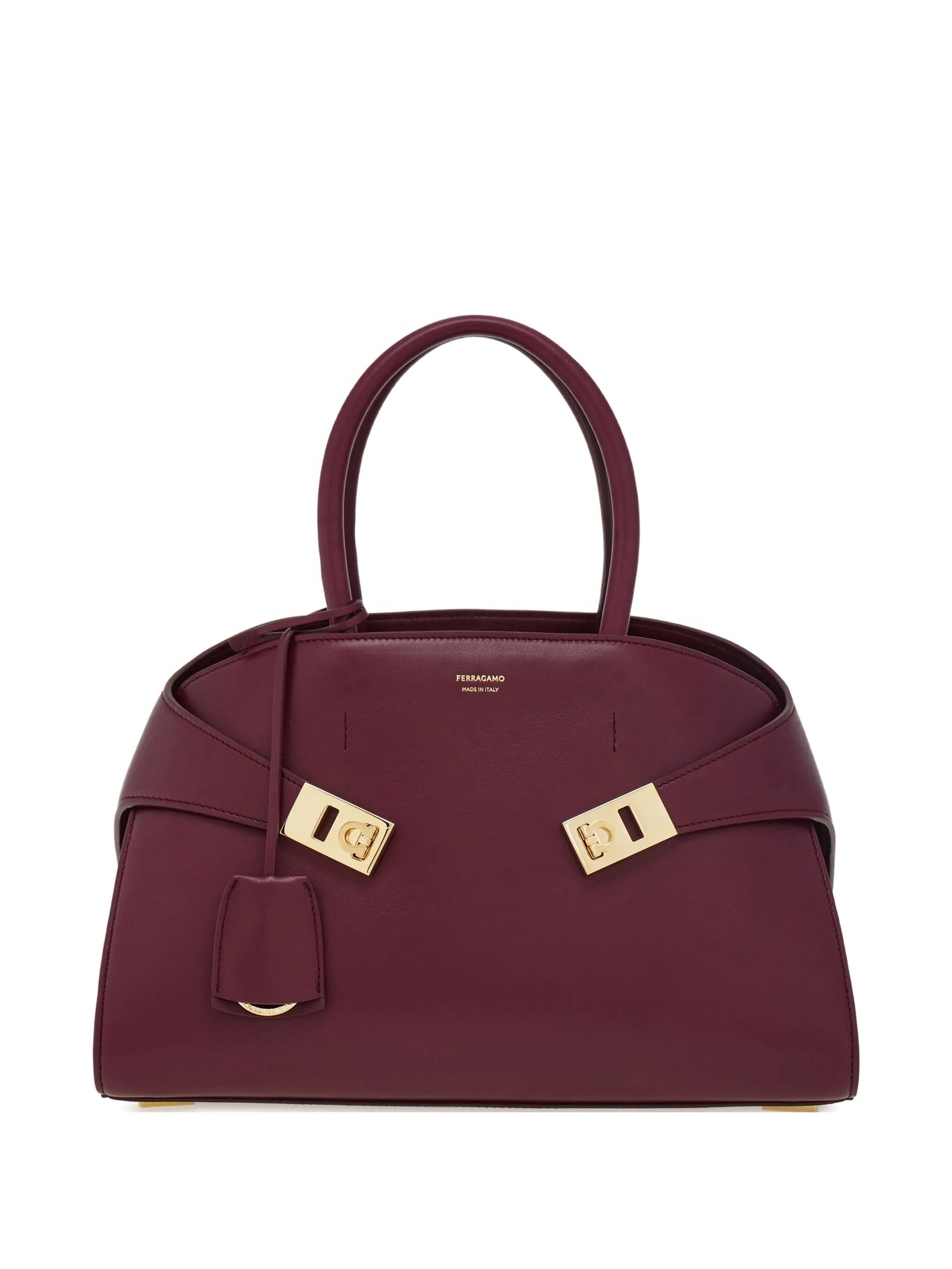 medium Hug leather tote bag