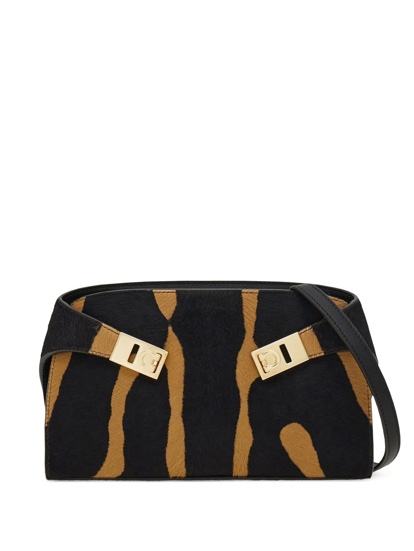 mini Hug zebra-print cross body bag