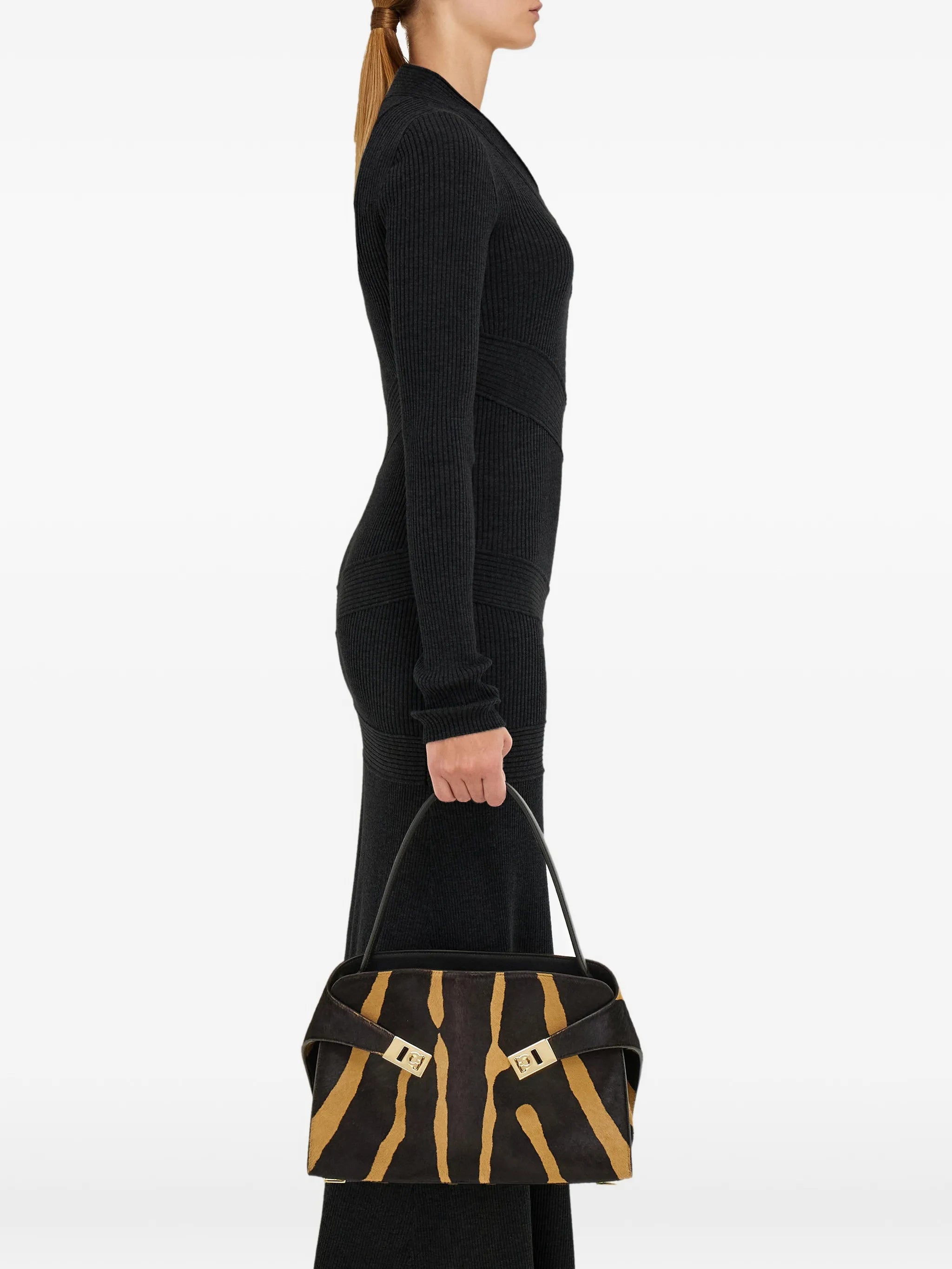 Hug soft bicolor shoulder bag (M)
