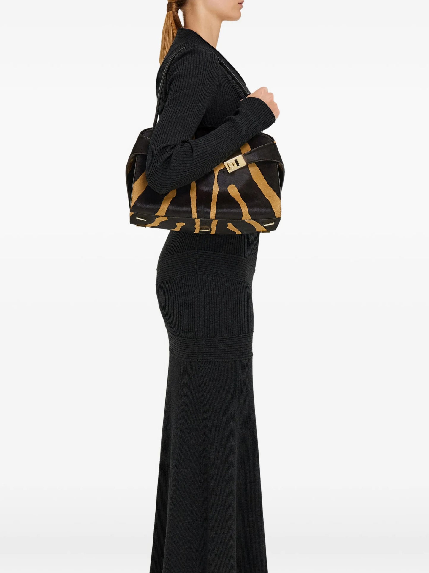 Hug soft bicolor shoulder bag (M)
