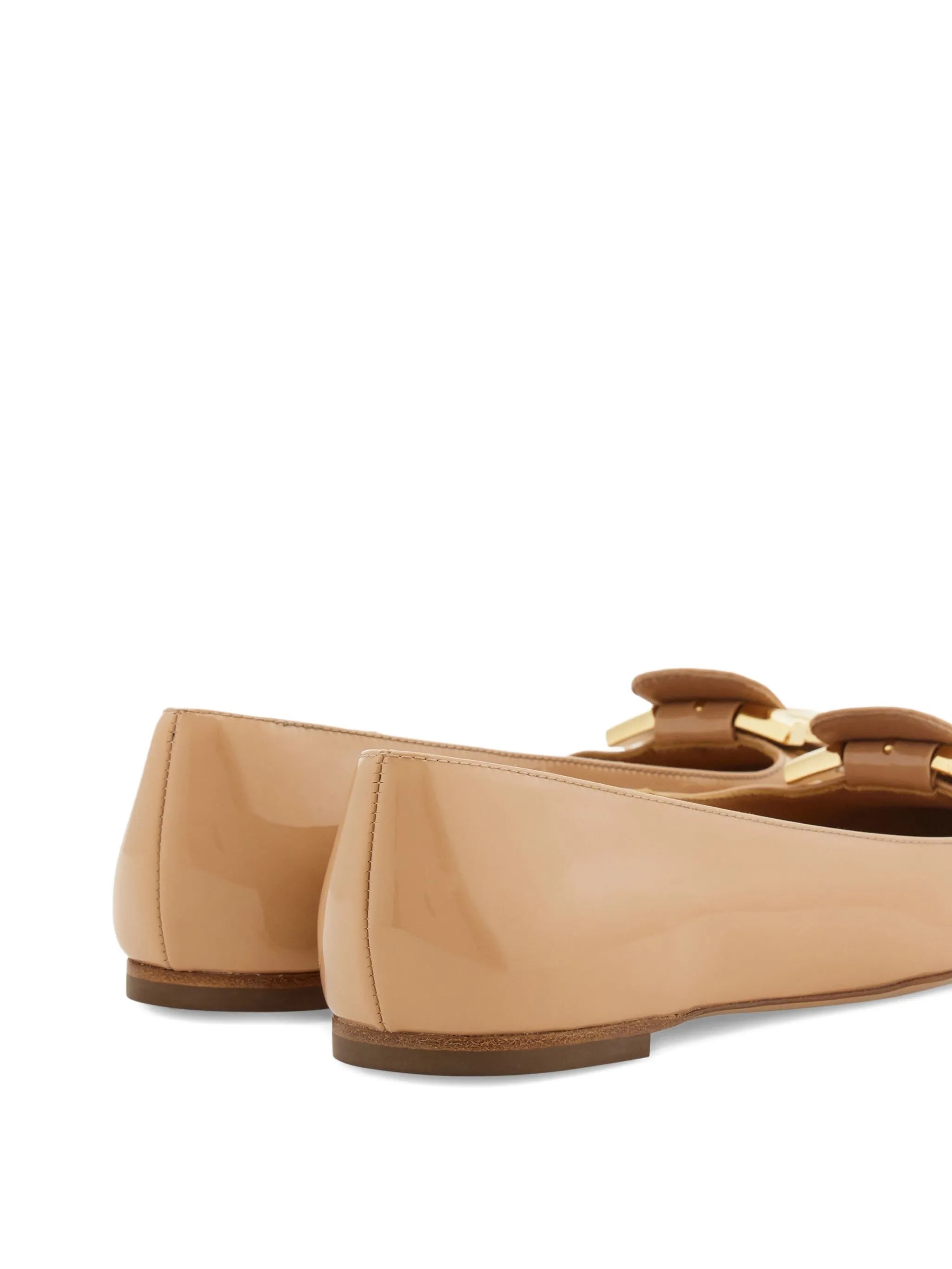 Gancini metal flat ballerinas